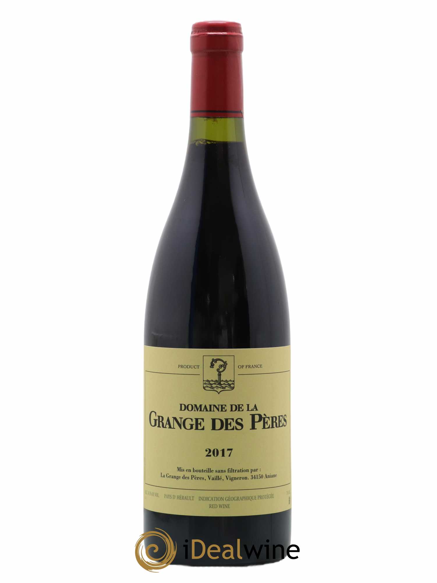 Pays d'Hérault Grange des Pères Laurent Vaillé 2017 - Lot de 1 bouteille - 0