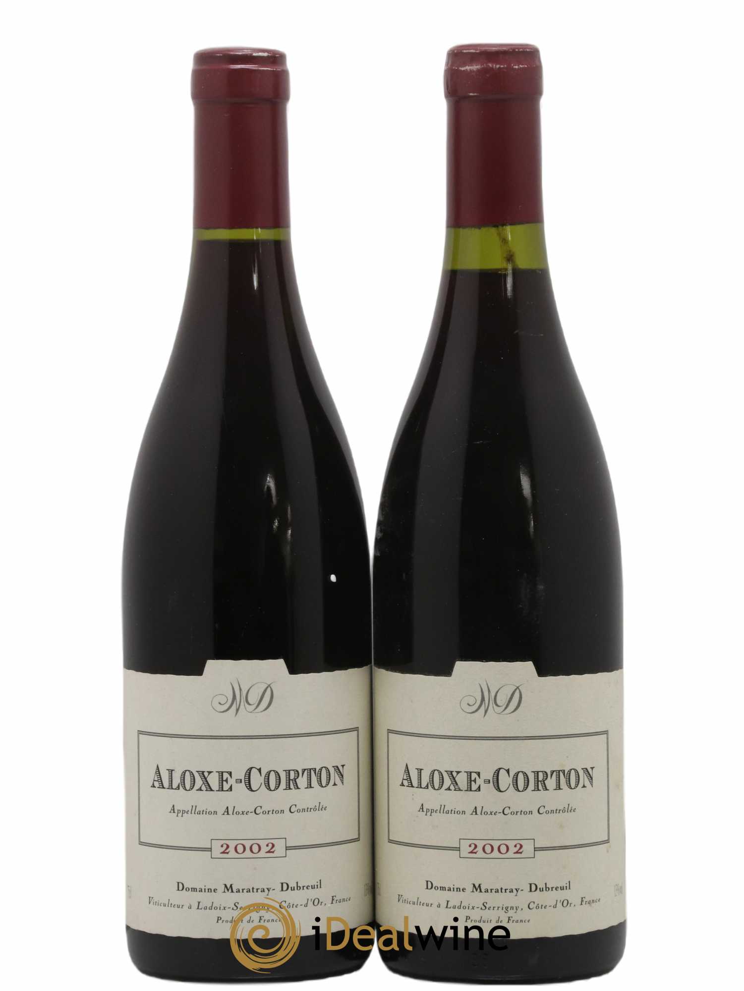 Aloxe-Corton Domaine Marartay Dubreuil 2002 - Lot of 2 bottles - 0