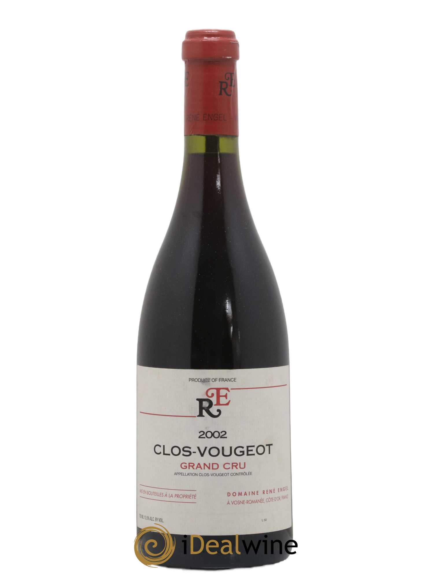 Clos de Vougeot Grand Cru Domaine René Engel - Domaine Eugénie 2002 - Lot de 1 bouteille - 0