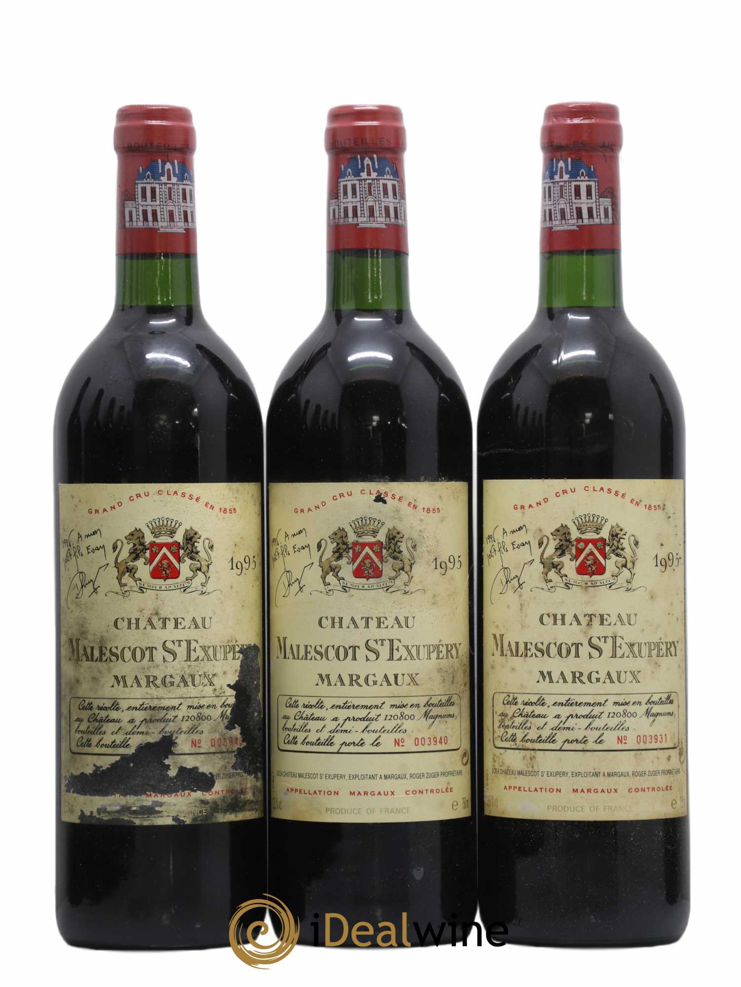 Château Malescot Saint-Exupéry 3ème Grand Cru Classé 1995 - Lot de 12 bouteilles - 2