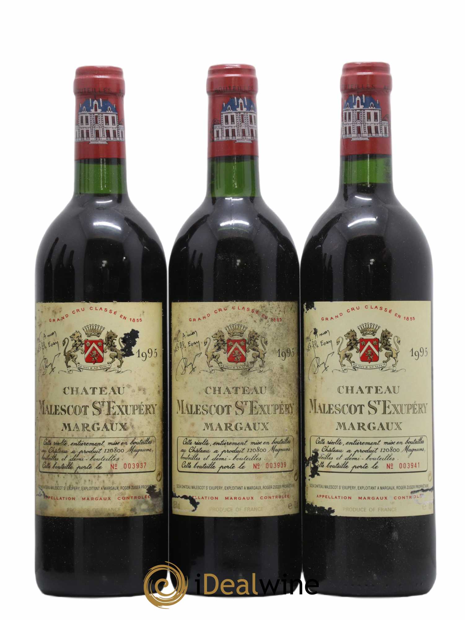 Château Malescot Saint-Exupéry 3ème Grand Cru Classé 1995 - Lot de 12 bouteilles - 3