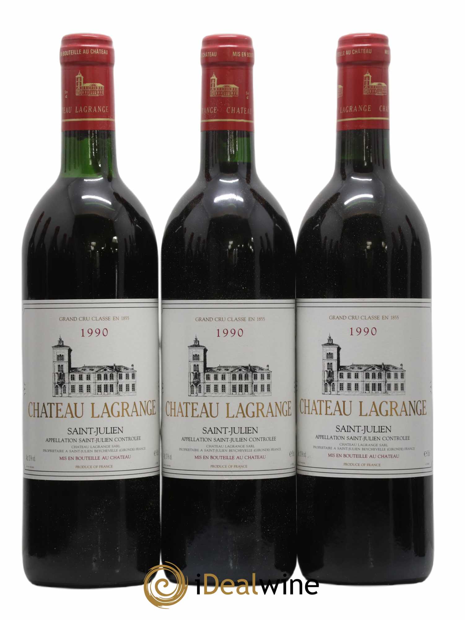 Château Lagrange 3ème Grand Cru Classé 1990 - Lot of 12 bottles - 1