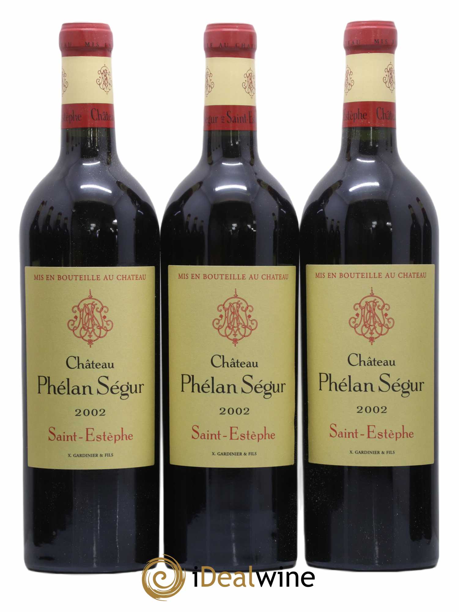 Château Phélan Ségur 2002 - Lot of 12 bottles - 2