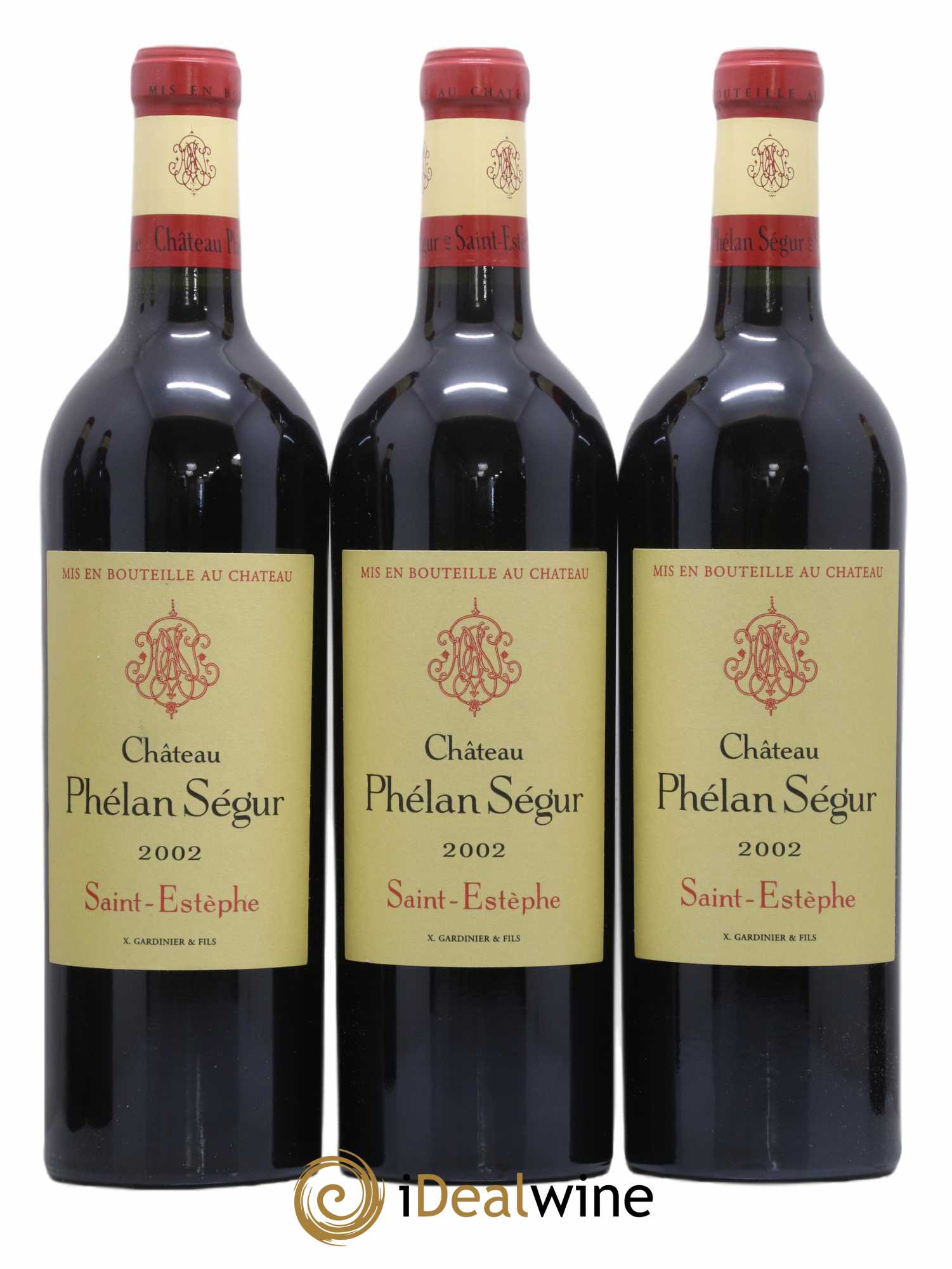 Château Phélan Ségur 2002 - Lot of 12 bottles - 3