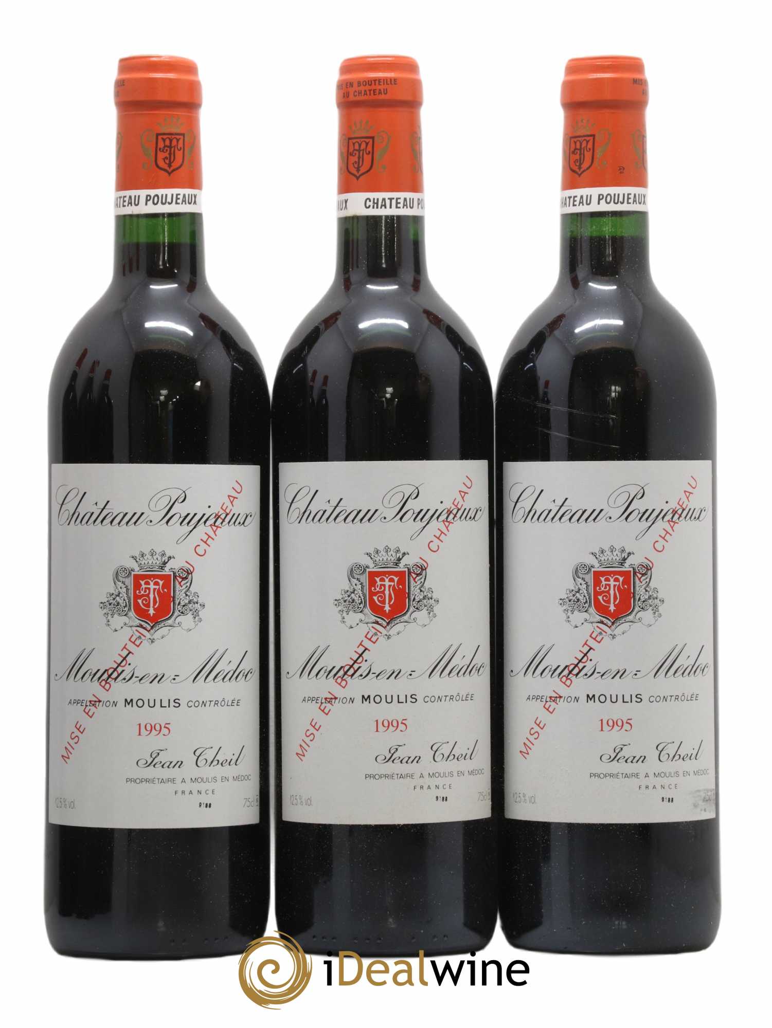 Château Poujeaux 1995 - Lot of 12 bottles - 3