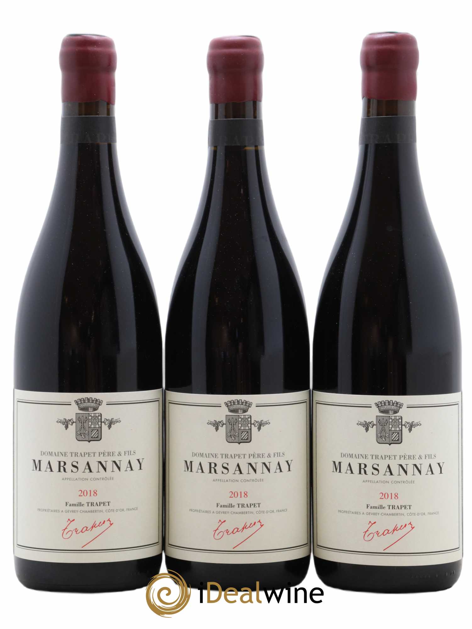 Marsannay Domaine Trapet 2018 - Lot de 3 bouteilles - 0