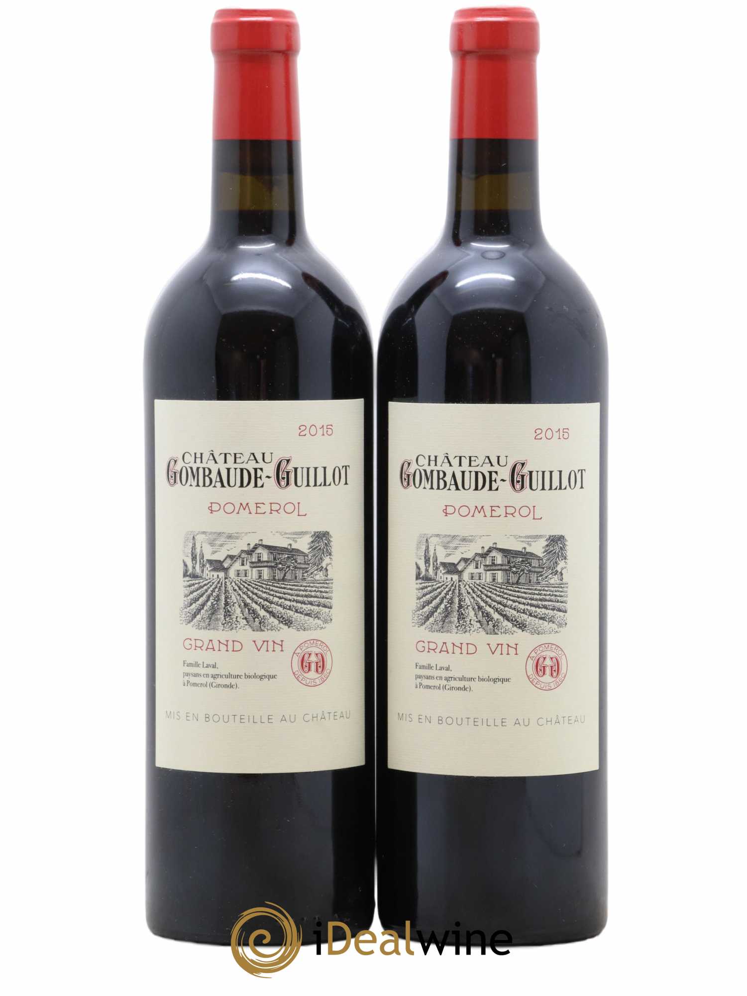 Pomerol Château Gombaude Guillot 2015 - Posten von 2 Flaschen - 0