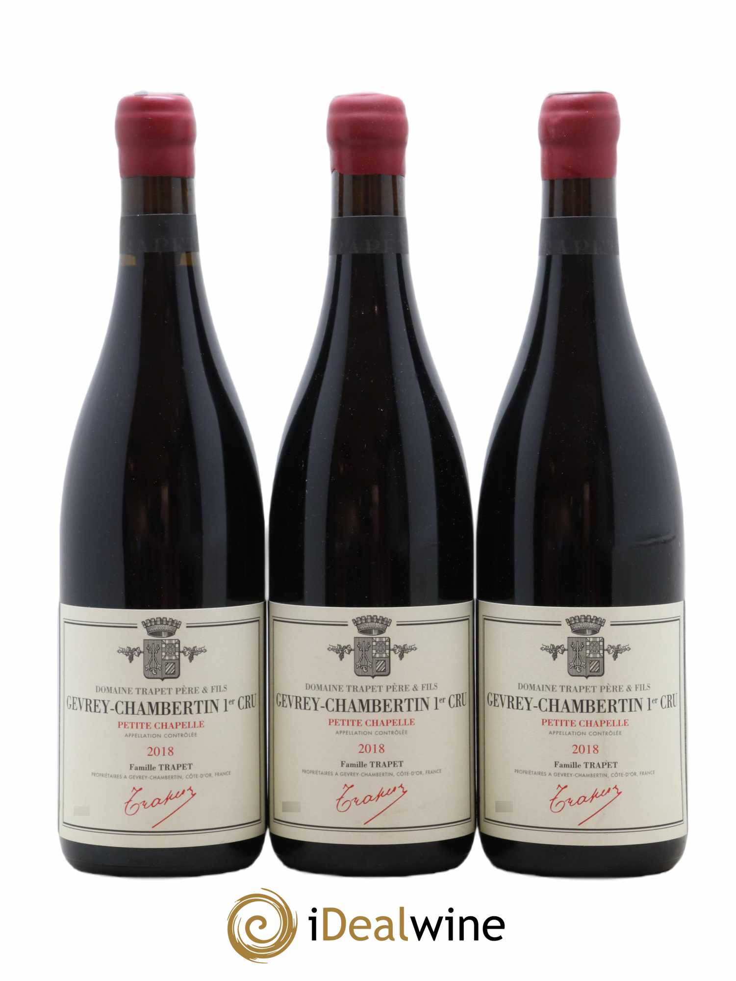 Gevrey-Chambertin 1er Cru Petite Chapelle Domaine Trapet 2018 - Lot de 3 bouteilles - 0