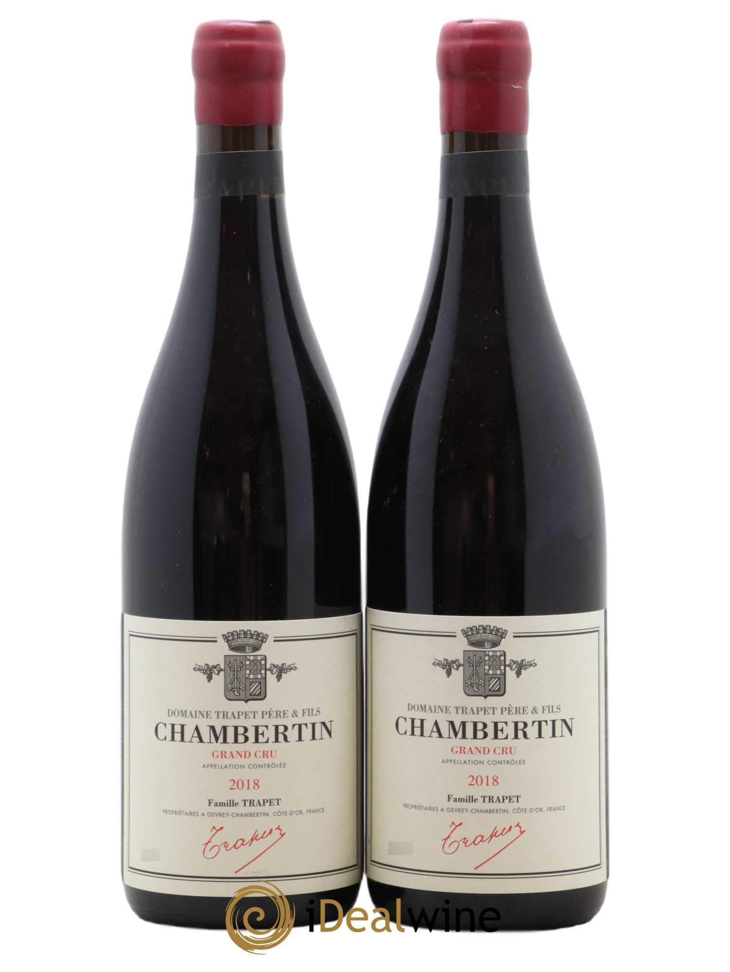 Chambertin Grand Cru Domaine Trapet 2018 - Lot de 2 bouteilles - 0