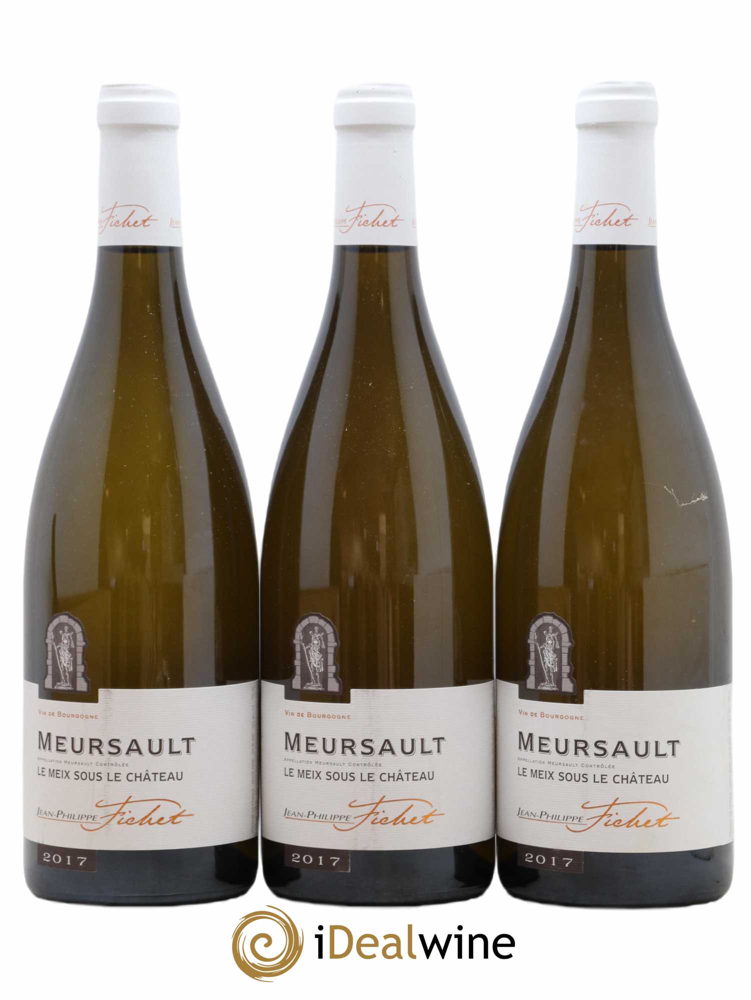 Meursault Meix sous le château Jean-Philippe Fichet 2017 - Lot de 3 bouteilles - 0