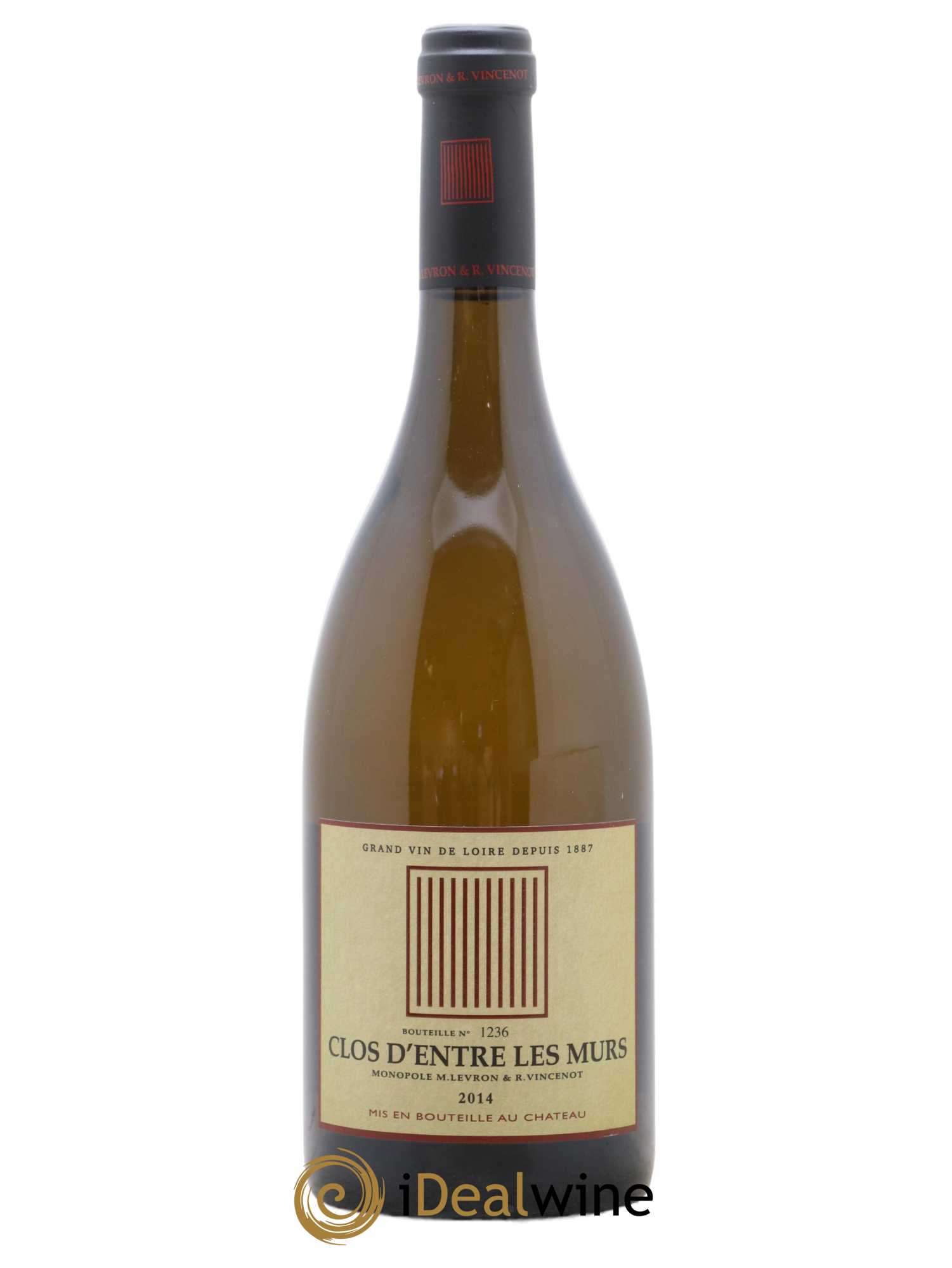 Saumur Clos d'Entre les Murs Château de Parnay 2014 - Lot de 1 bouteille - 0