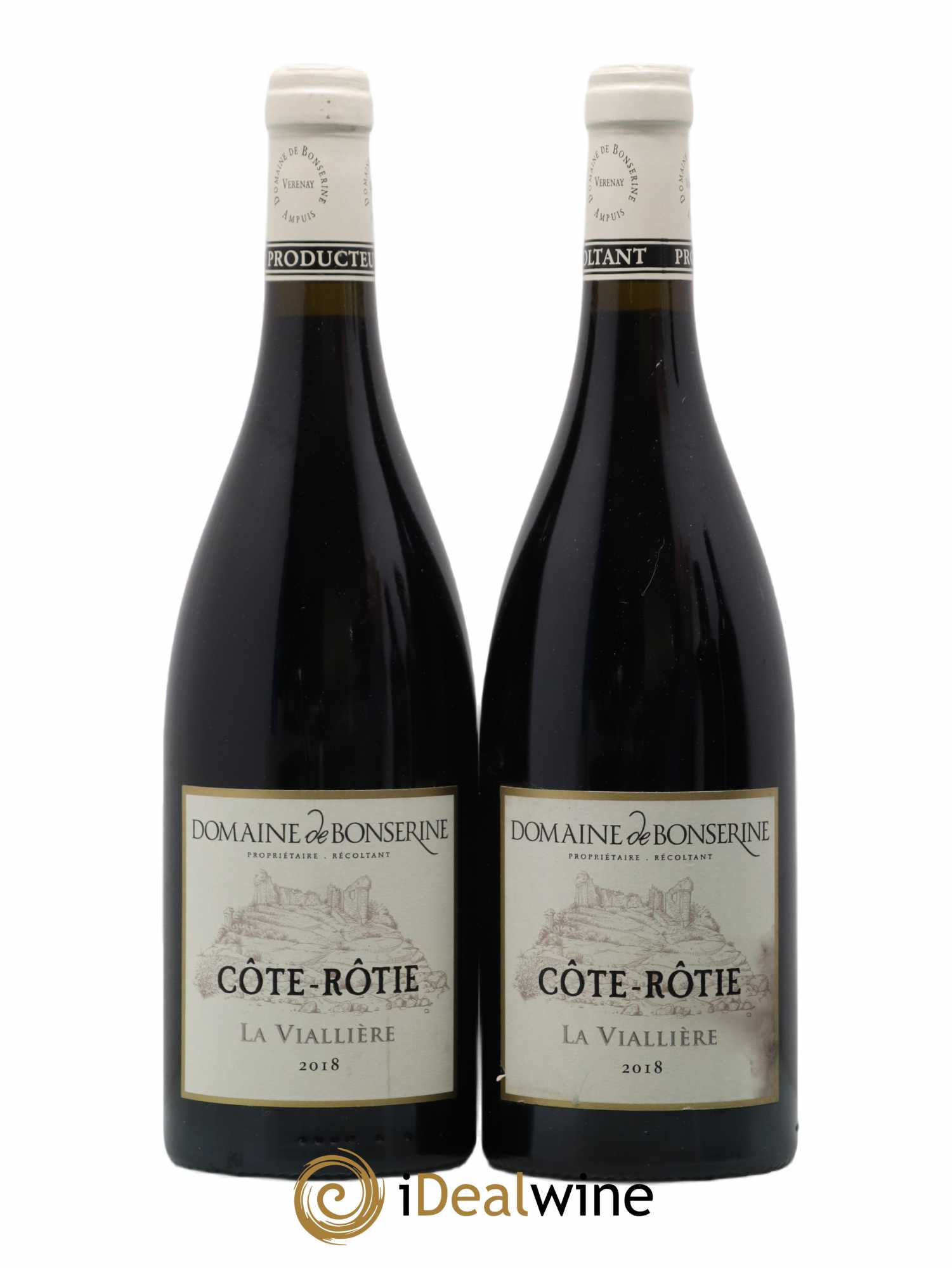 Côte-Rôtie La Viallière Bonserine (Domaine de) 2018 - Lot de 2 bouteilles - 0
