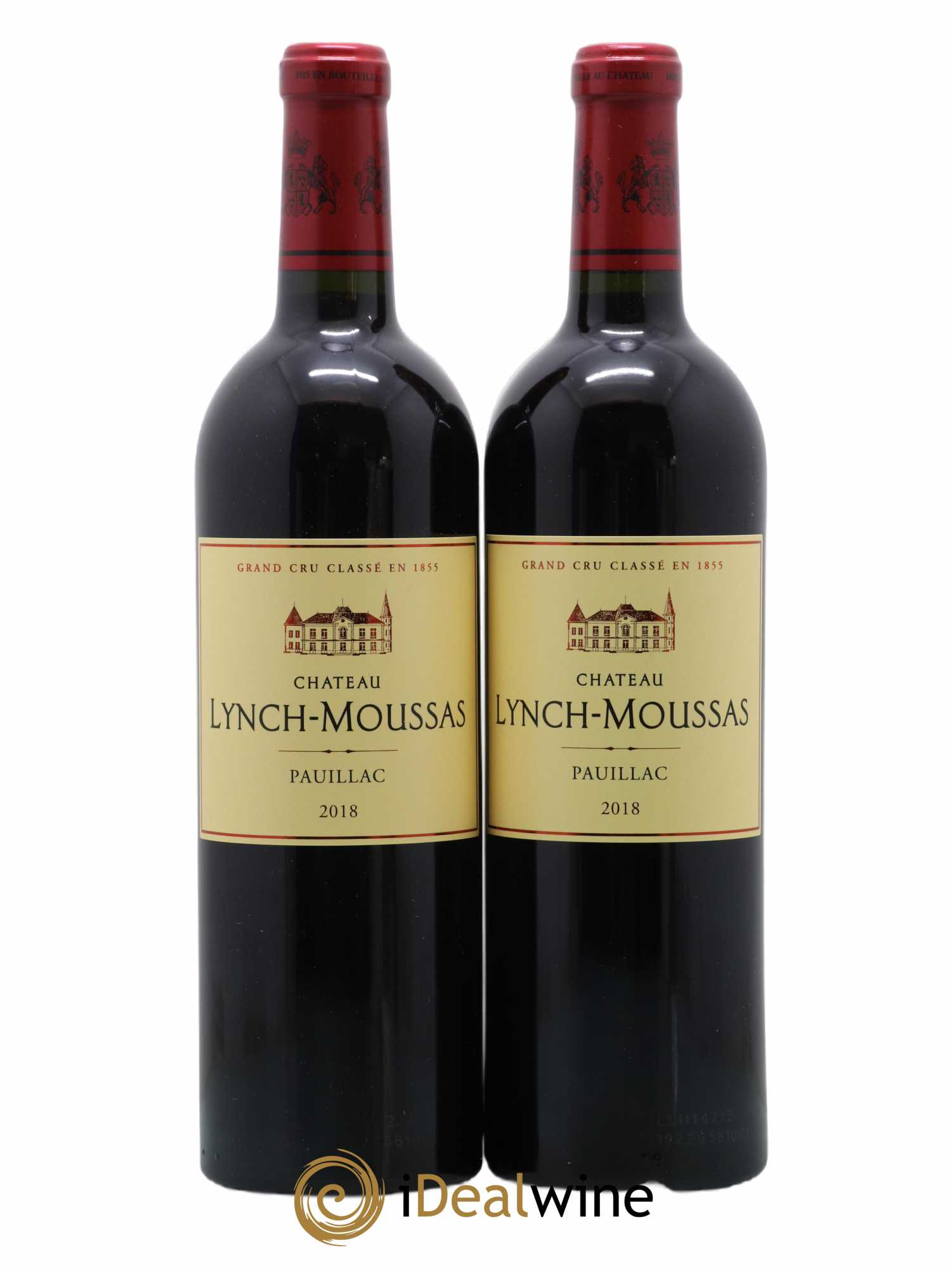Château Lynch Moussas 5ème Grand Cru Classé 2018 - Lot of 2 bottles - 0