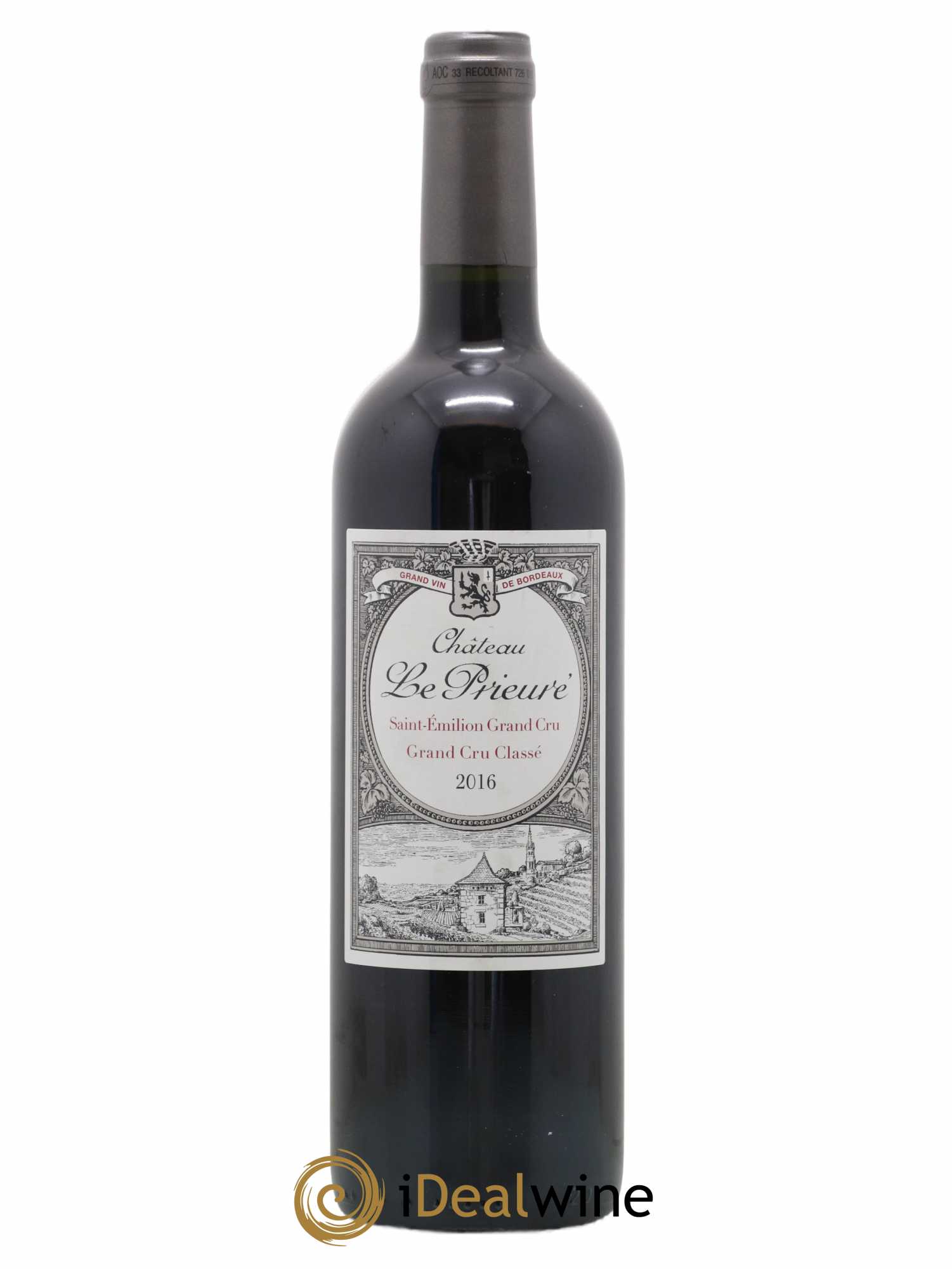 Château le Prieuré Grand Cru Classé 2016 - Lot de 1 bouteille - 0