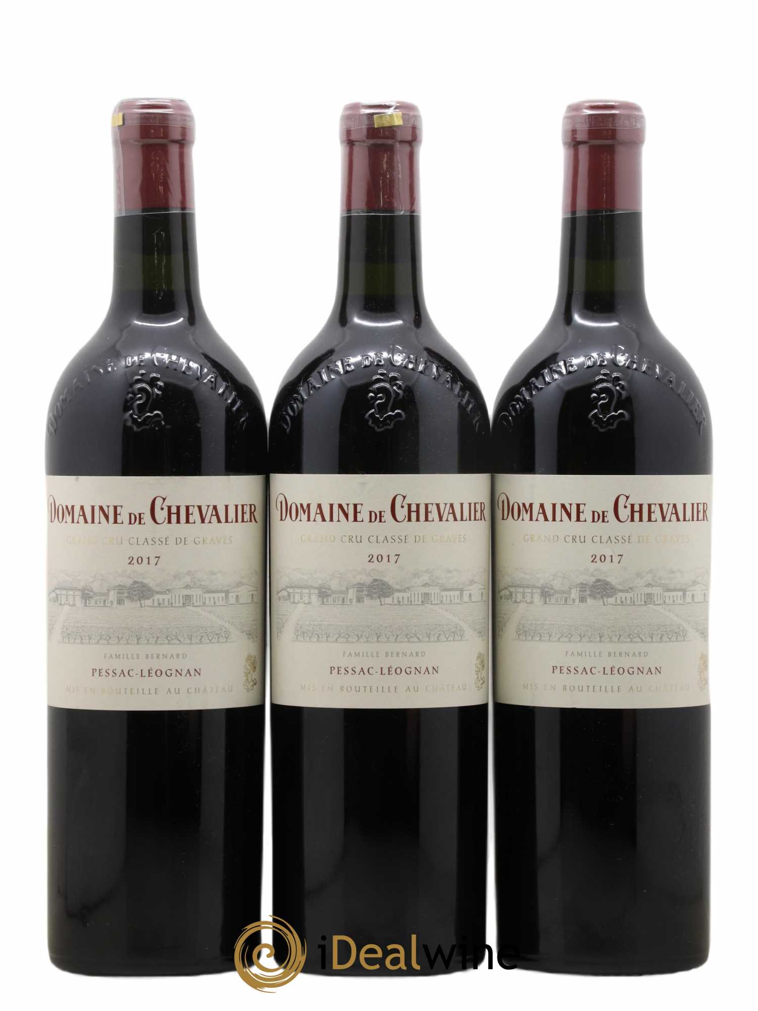Domaine de Chevalier Cru Classé de Graves 2017 - Lot of 3 bottles - 0