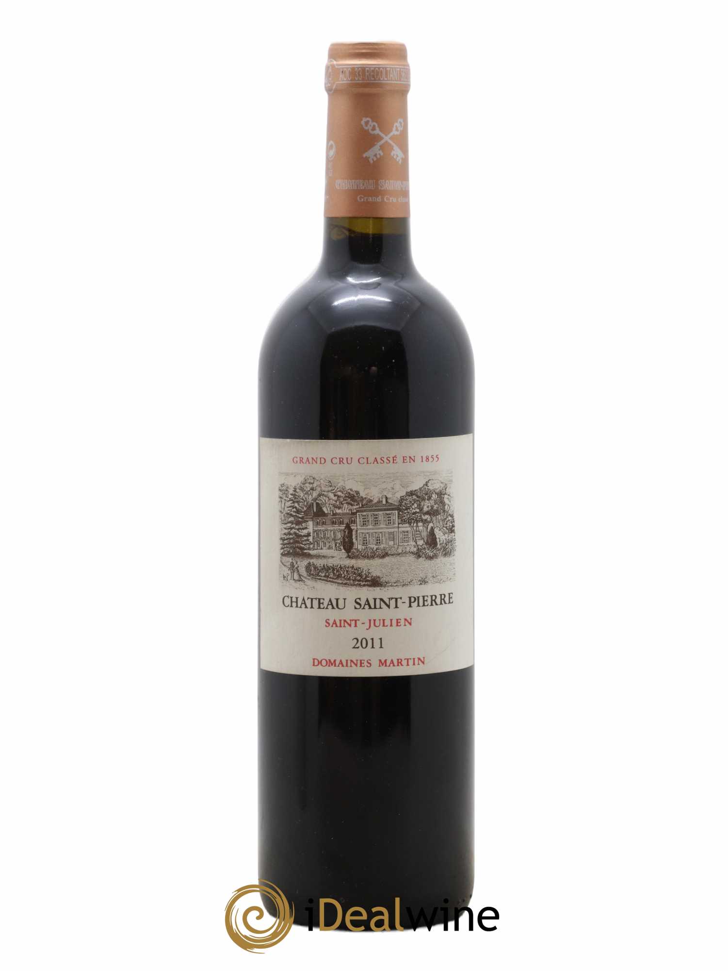 Château Saint-Pierre 4ème Grand Cru Classé 2011 - Lot de 1 bouteille - 0