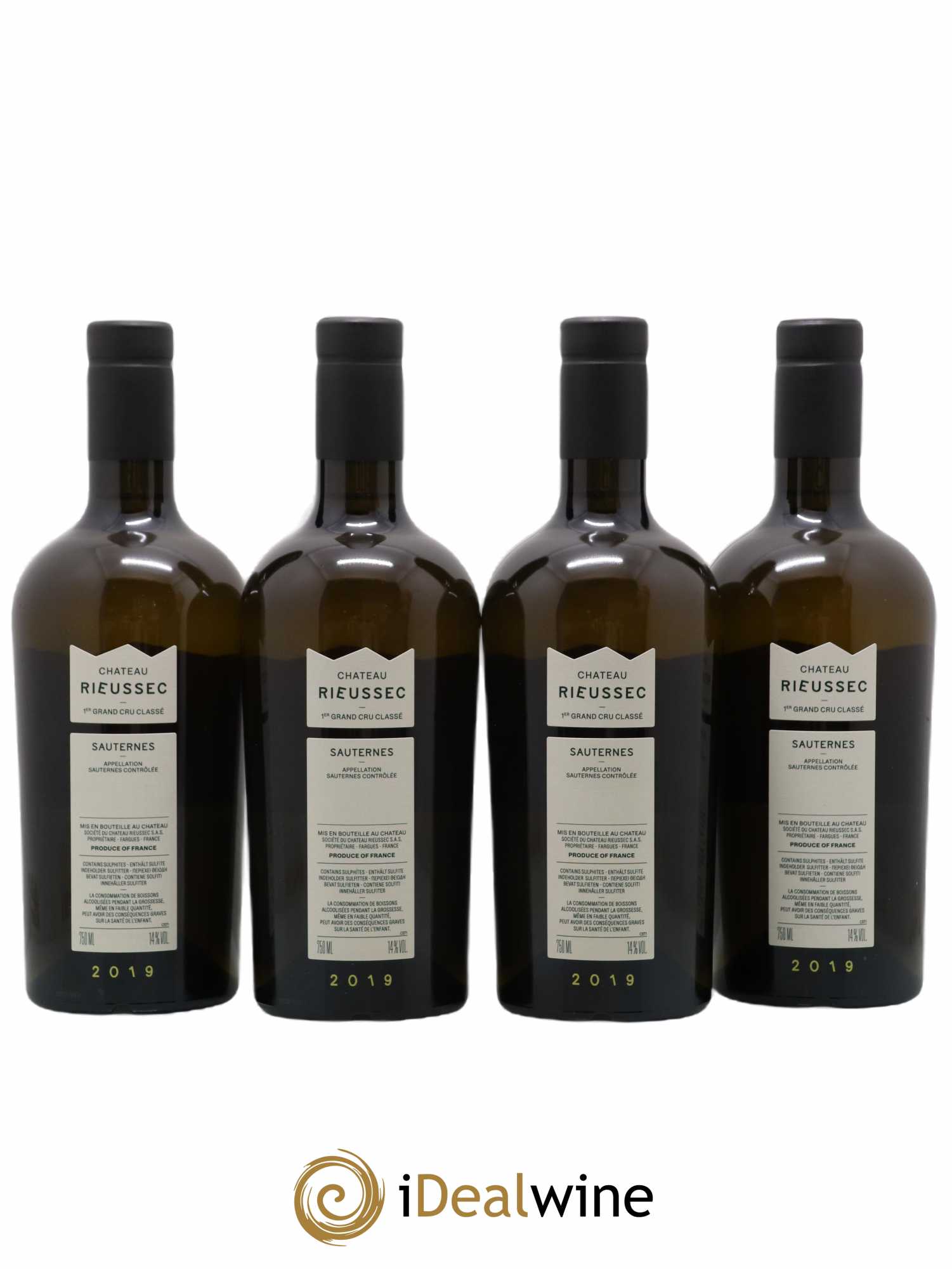 Château Rieussec 1er Grand Cru Classé 2019 - Posten von 4 Flaschen - 1