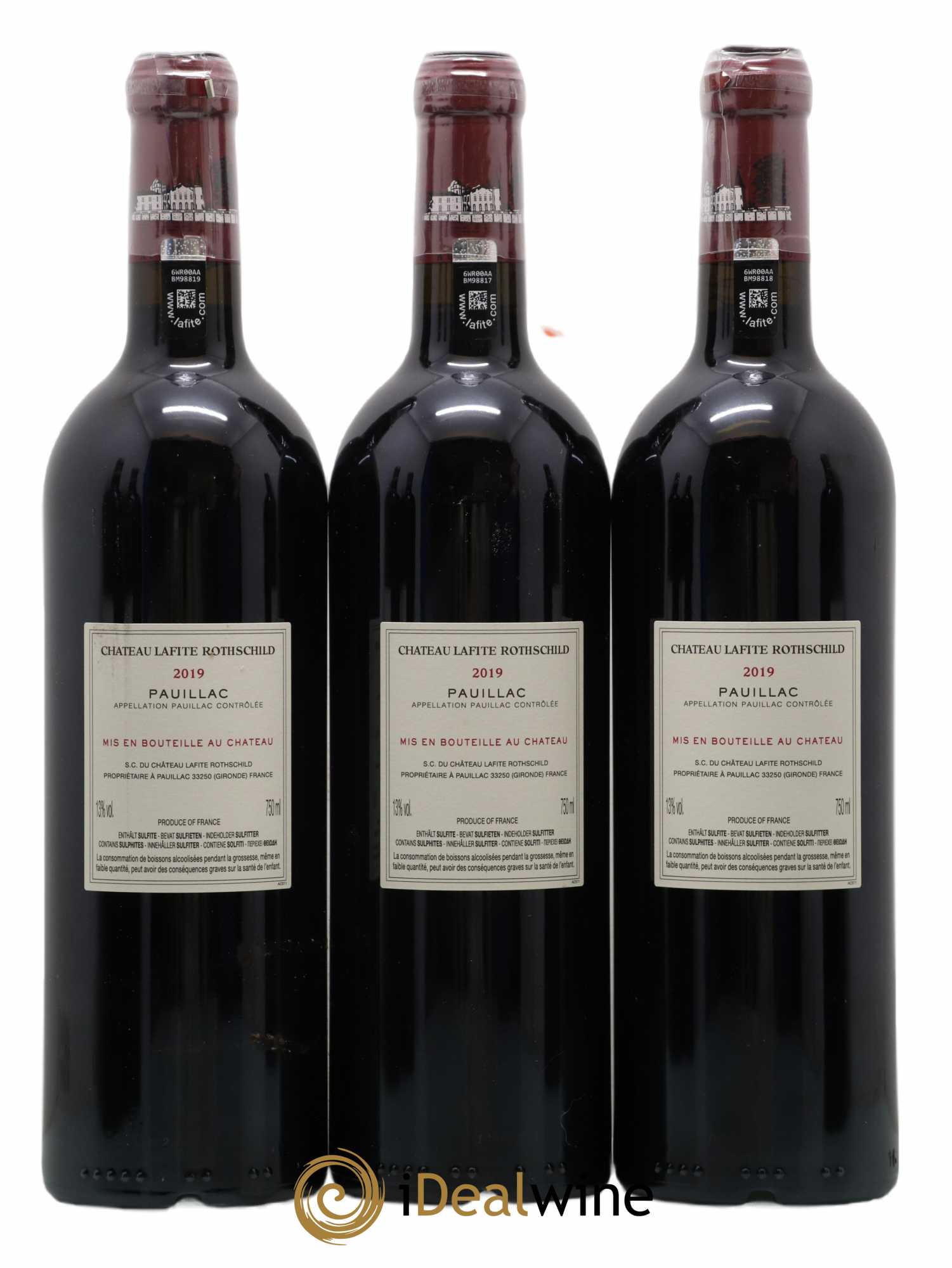 Château Lafite Rothschild 1er Grand Cru Classé 2019 - Lot de 6 bouteilles - 4