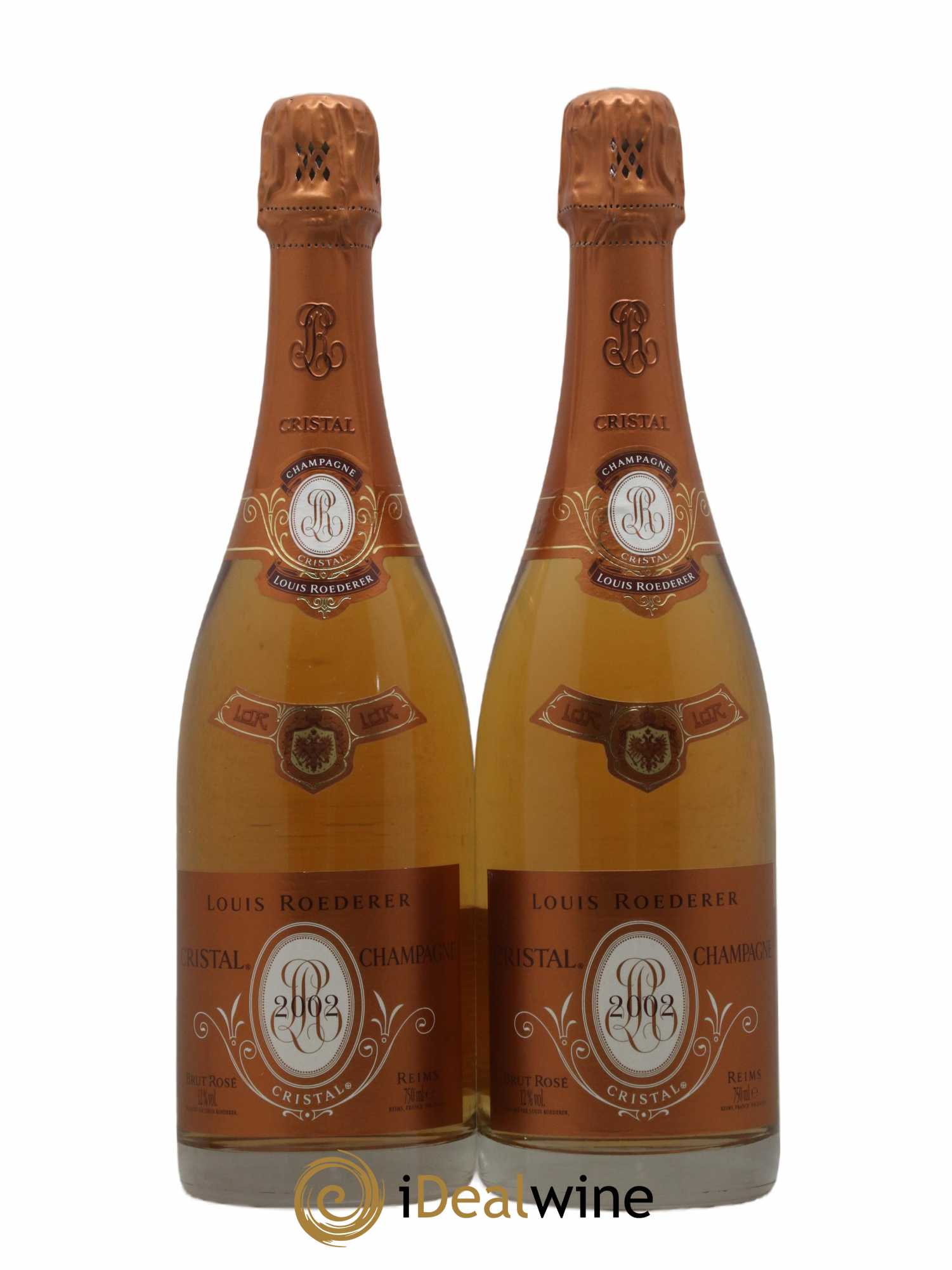 Cristal Louis Roederer 2002 - Lot de 2 bouteilles - 0