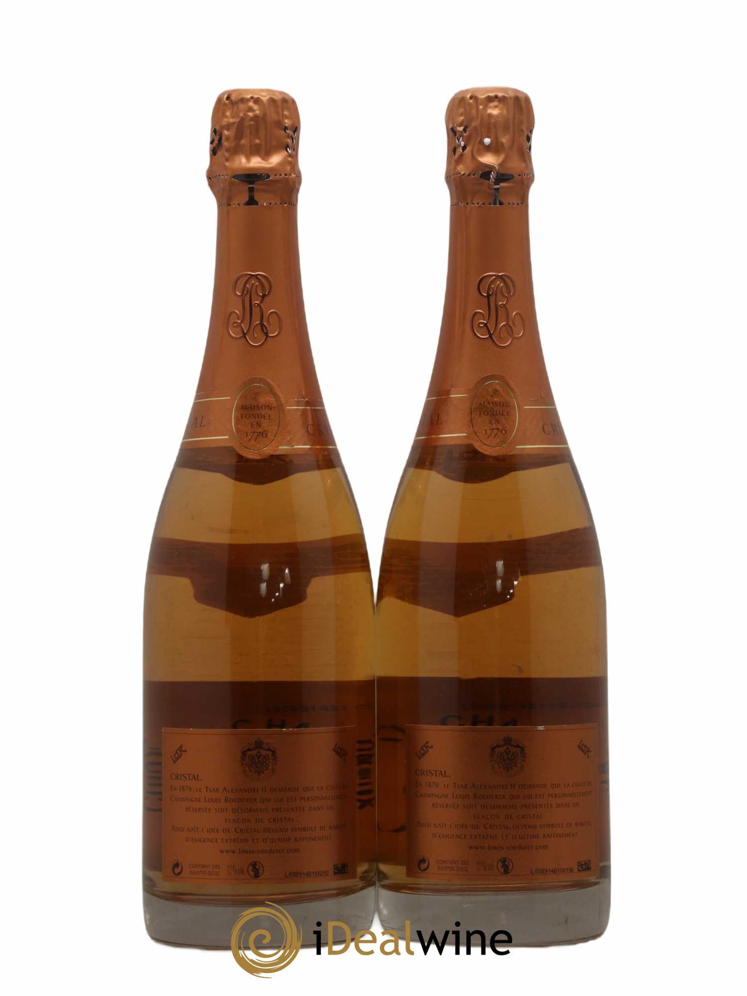 Cristal Louis Roederer 2004 - Lot de 2 bouteilles - 1