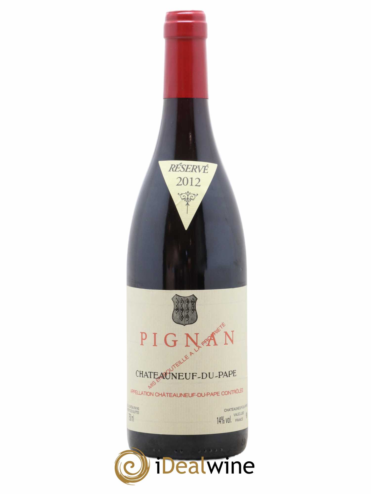Châteauneuf-du-Pape Domaine de Pignan 2012 - Lot de 1 bouteille - 0