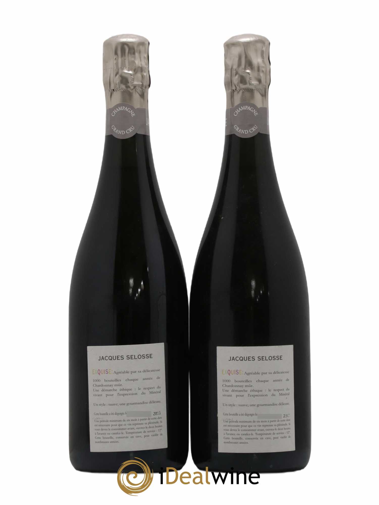 Exquise NV Jacques Selosse - Lot de 2 bouteilles - 1