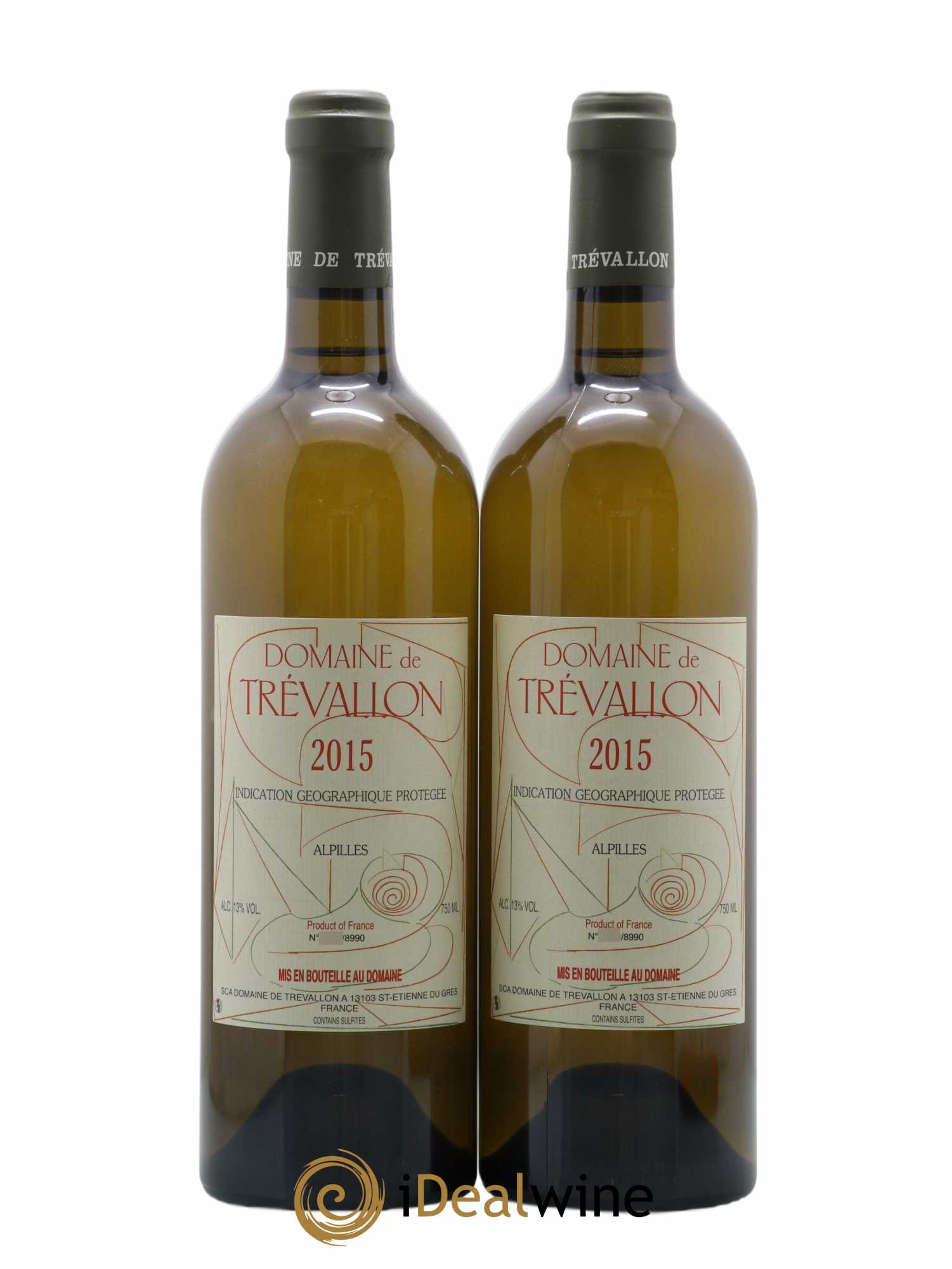 Alpilles Trévallon (Domaine de) Eloi Dürrbach 2015 - Lot de 2 bouteilles - 0