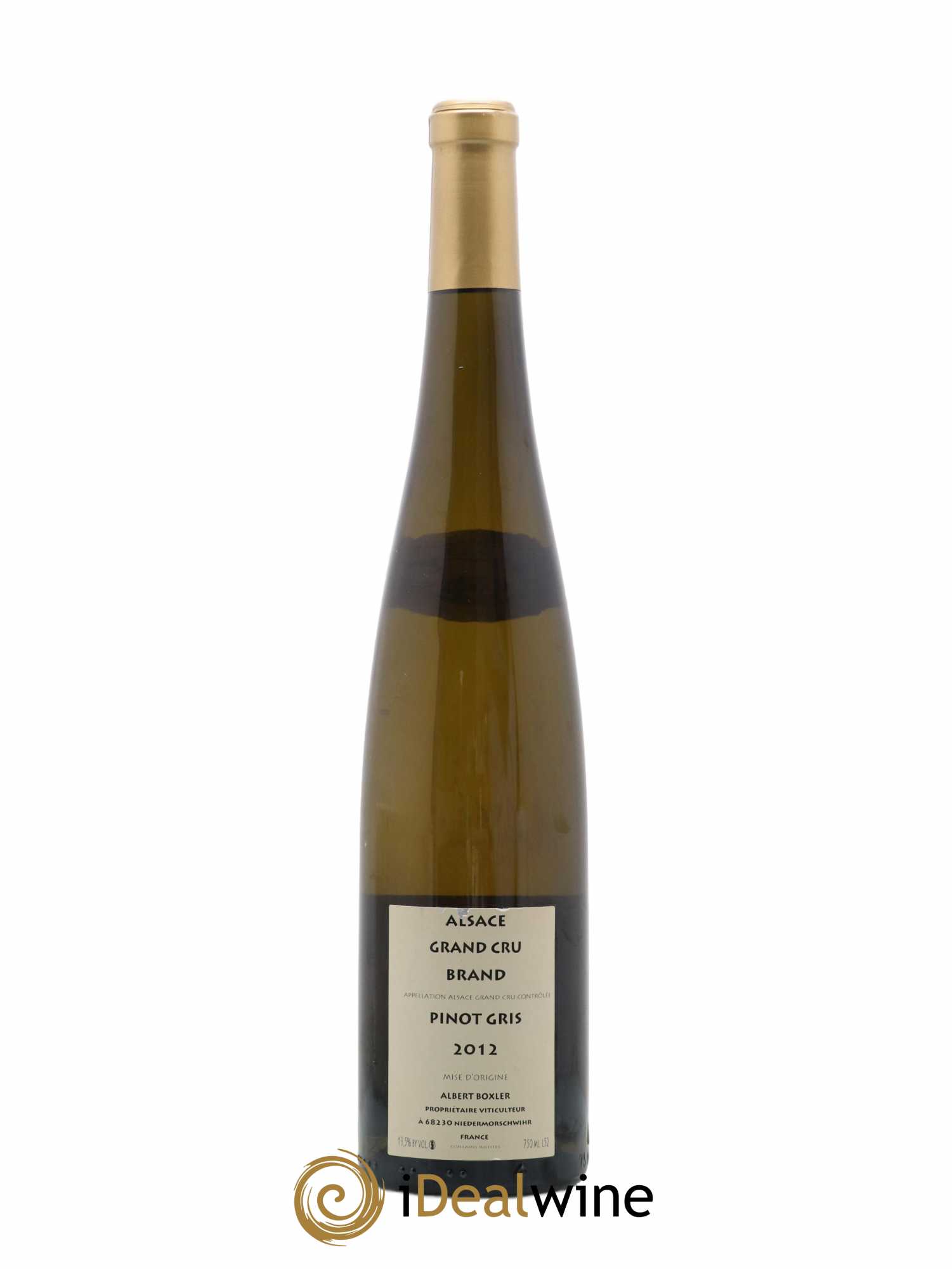 Alsace Grand Cru Brand Pinot Gris Albert Boxler 2012 - Lot de 1 bouteille - 1