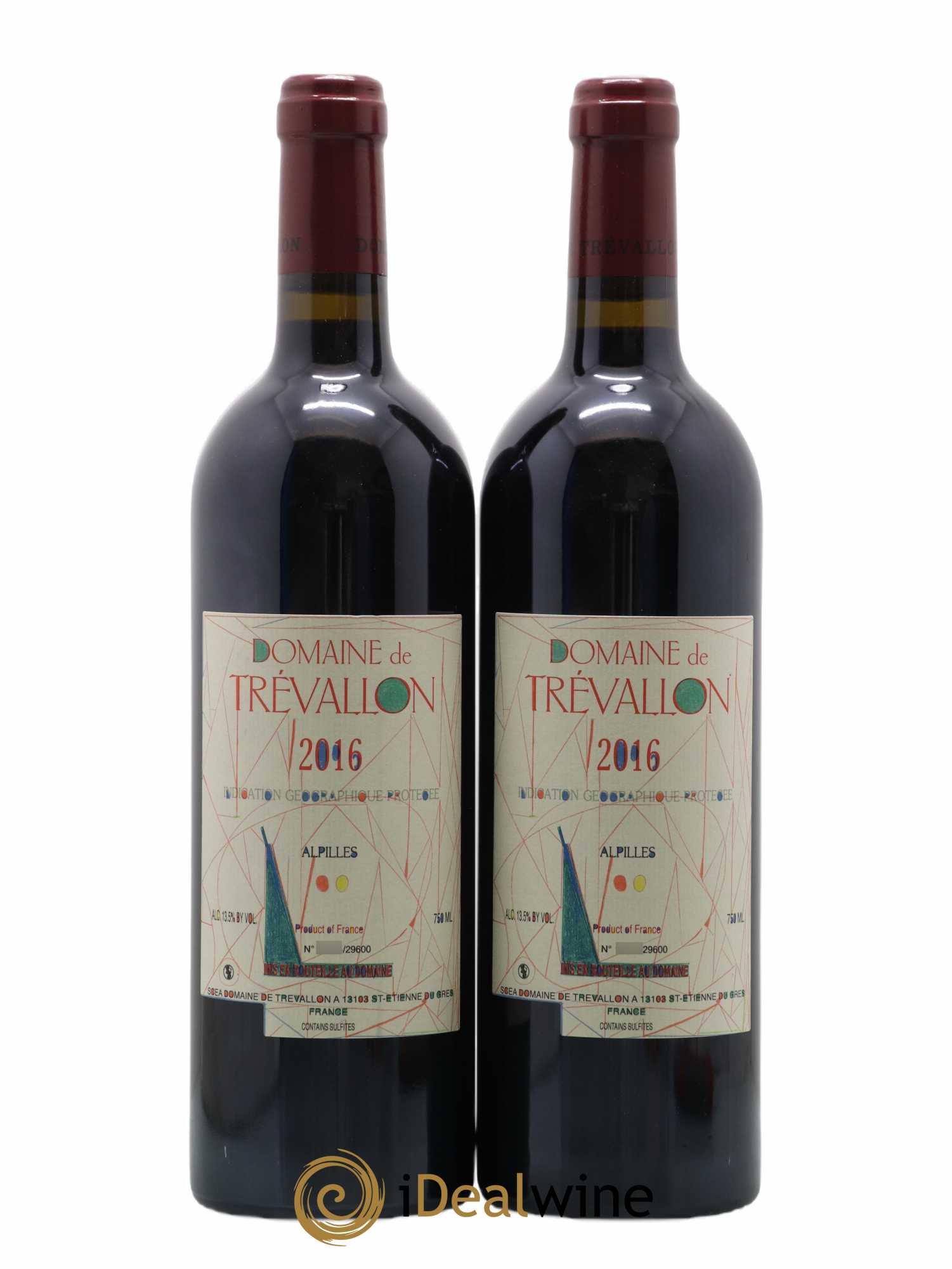 Alpilles Trévallon (Domaine de) Eloi Dürrbach 2016 - Lot de 2 bouteilles - 0