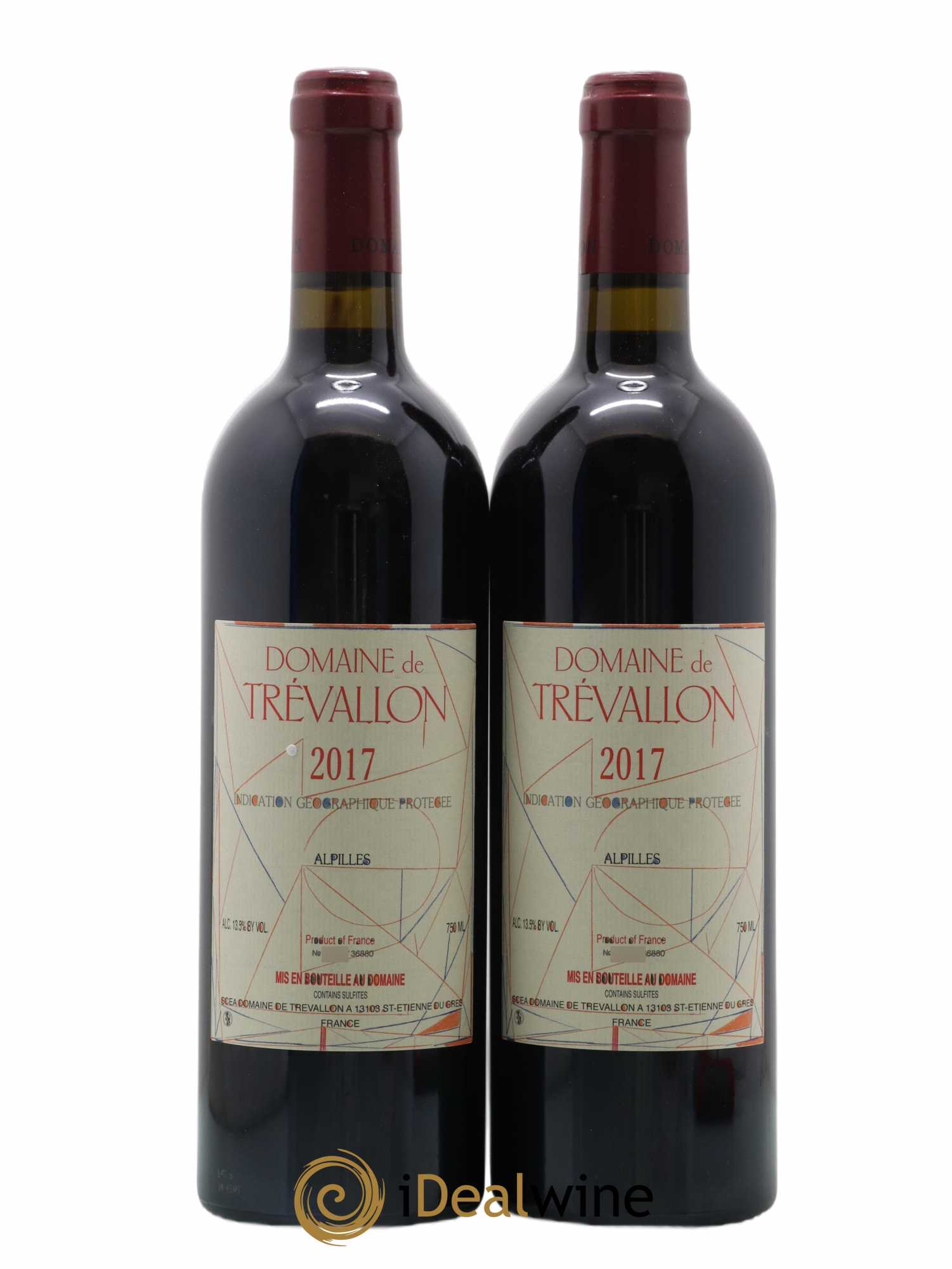 Alpilles Trévallon (Domaine de) Eloi Dürrbach 2017 - Lot de 2 bouteilles - 0