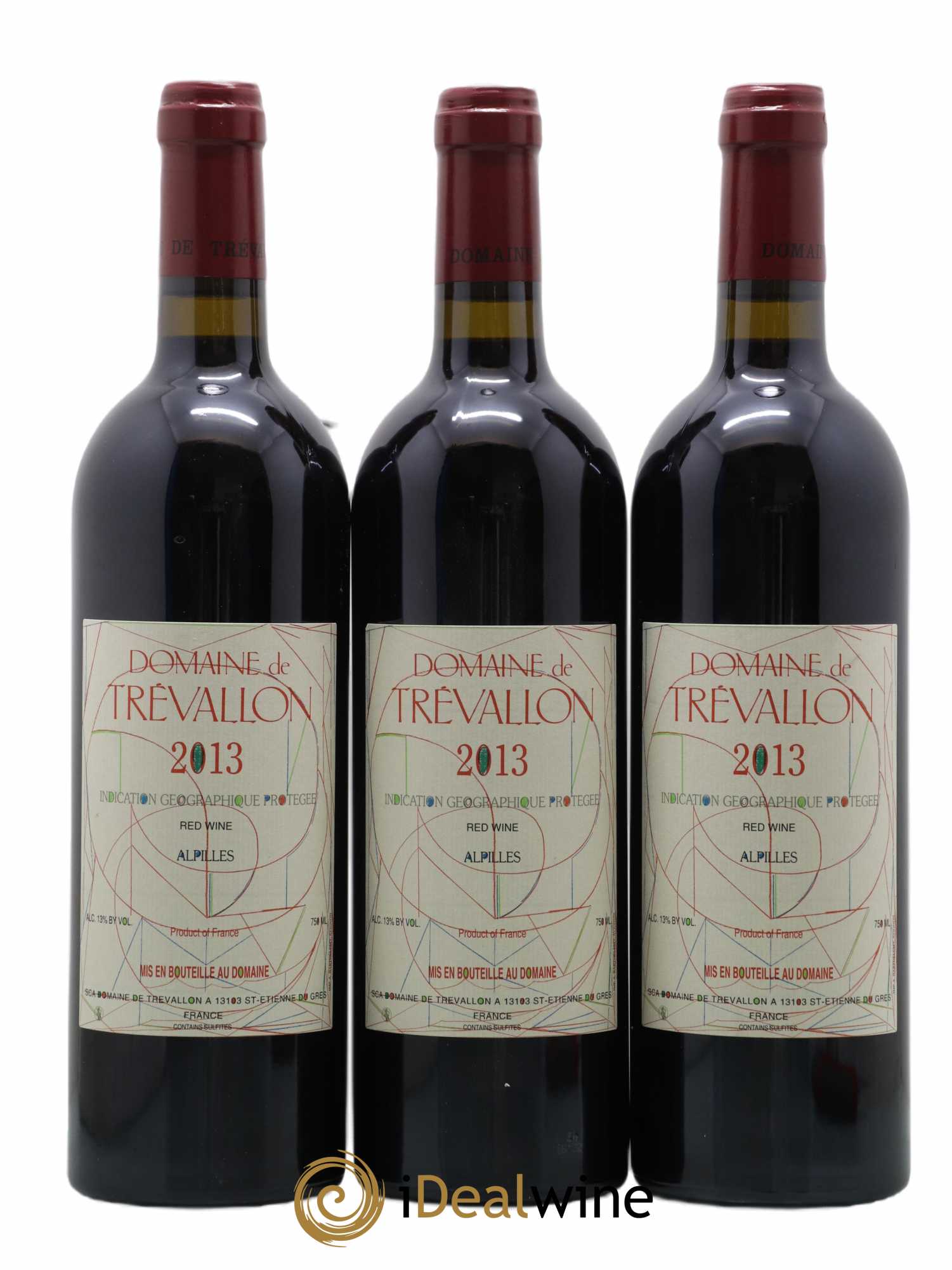 Alpilles Trévallon (Domaine de) Eloi Dürrbach 2013 - Lot de 3 bouteilles - 0