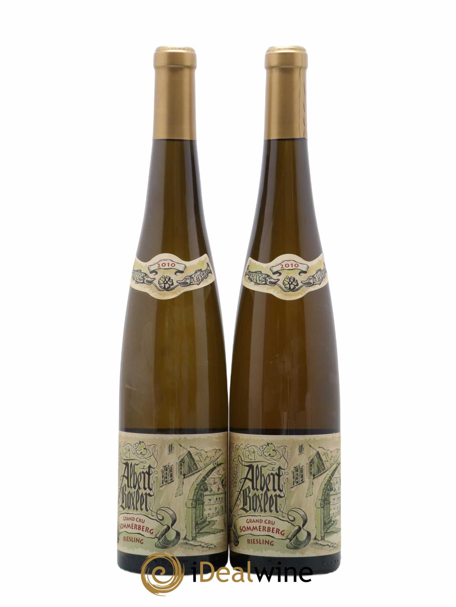 Alsace Riesling Grand Cru Sommerberg Albert Boxler 2010 - Lot de 2 bouteilles - 0