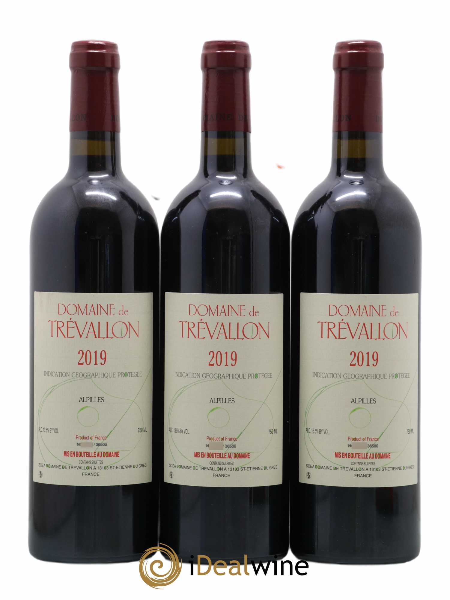 Alpilles Trévallon (Domaine de) Eloi Dürrbach 2019 - Lot de 3 bouteilles - 0