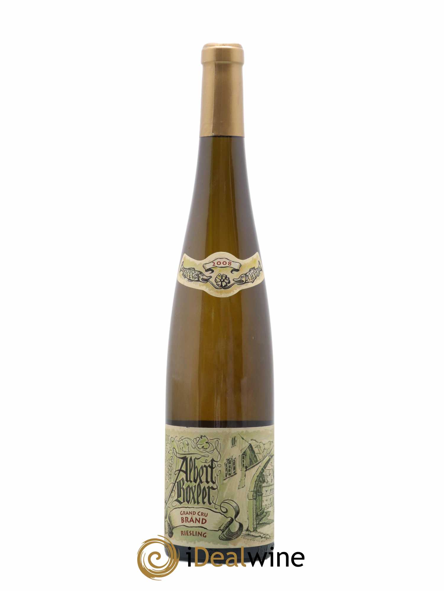 Alsace Riesling Grand Cru Brand K Albert Boxler 2008 - Lot de 1 bouteille - 0