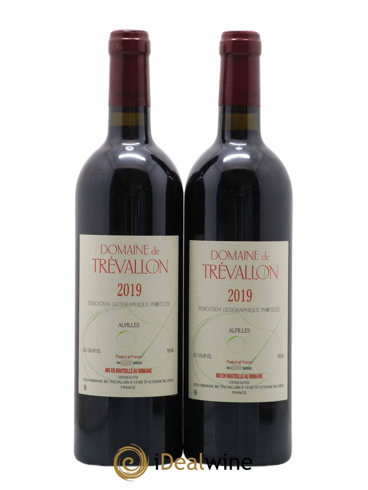 Alpilles Trévallon (Domaine de) Eloi Dürrbach 2019 - Lot de 2 bouteilles - 0