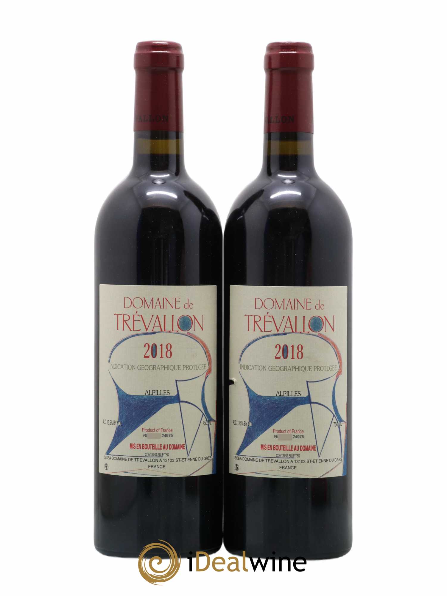 Alpilles Trévallon (Domaine de) Eloi Dürrbach 2018 - Lot de 2 bouteilles - 0