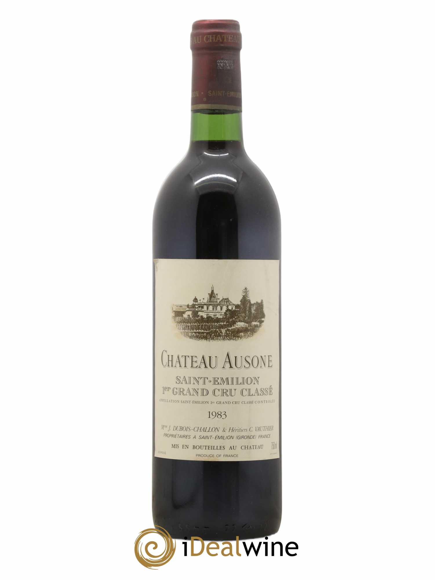 Château Ausone 1er Grand Cru Classé A 1983 - Lot de 1 bouteille - 0