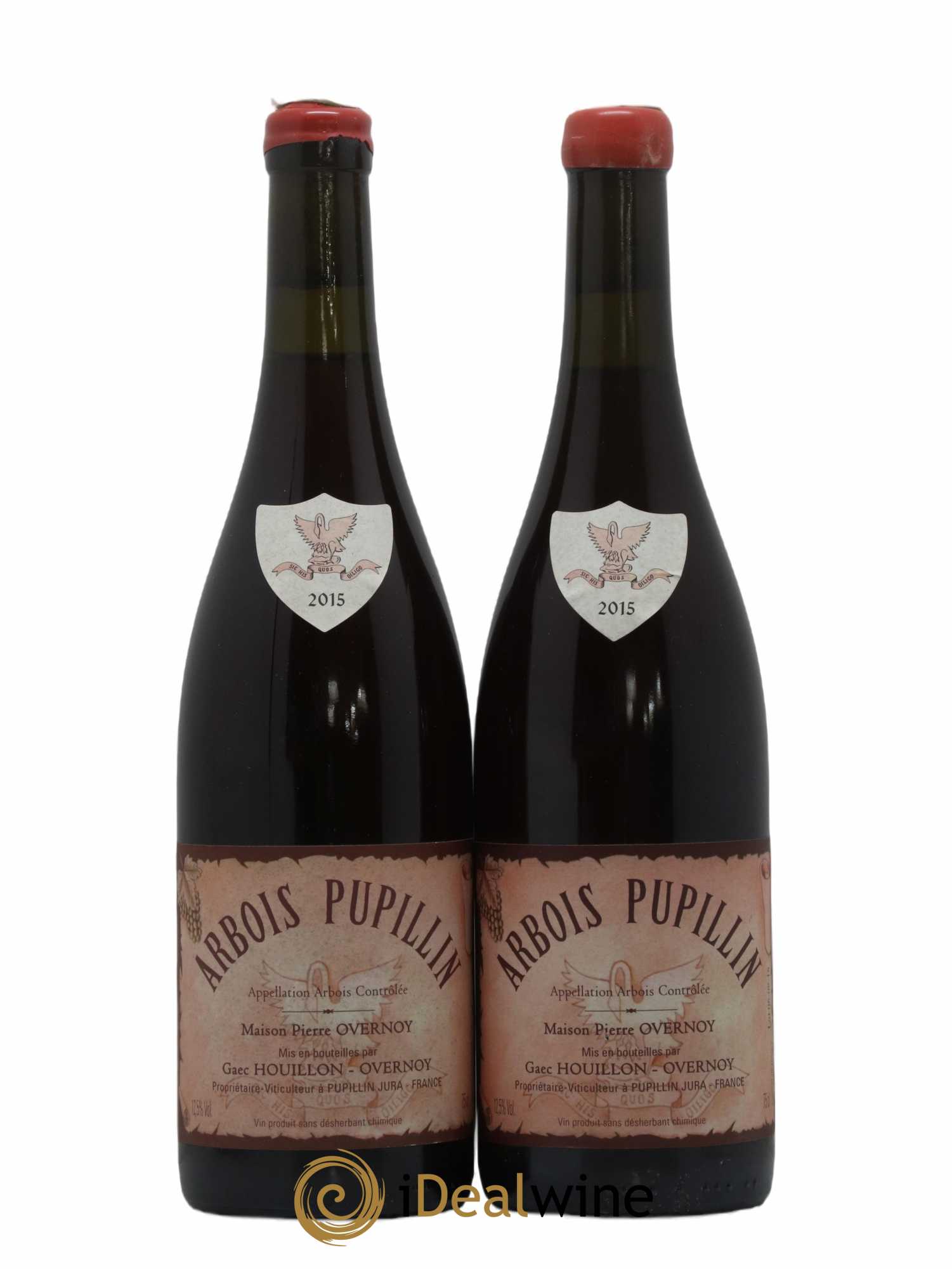Arbois-Pupillin Poulsard (cire rouge) Overnoy-Houillon (Domaine) 2015 - Lot de 2 bouteilles - 0