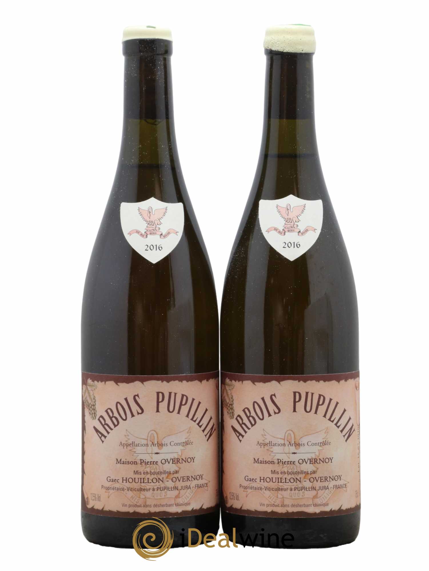 Arbois-Pupillin Chardonnay (cire blanche) Overnoy-Houillon (Domaine) 2016 - Lot de 2 bouteilles - 0