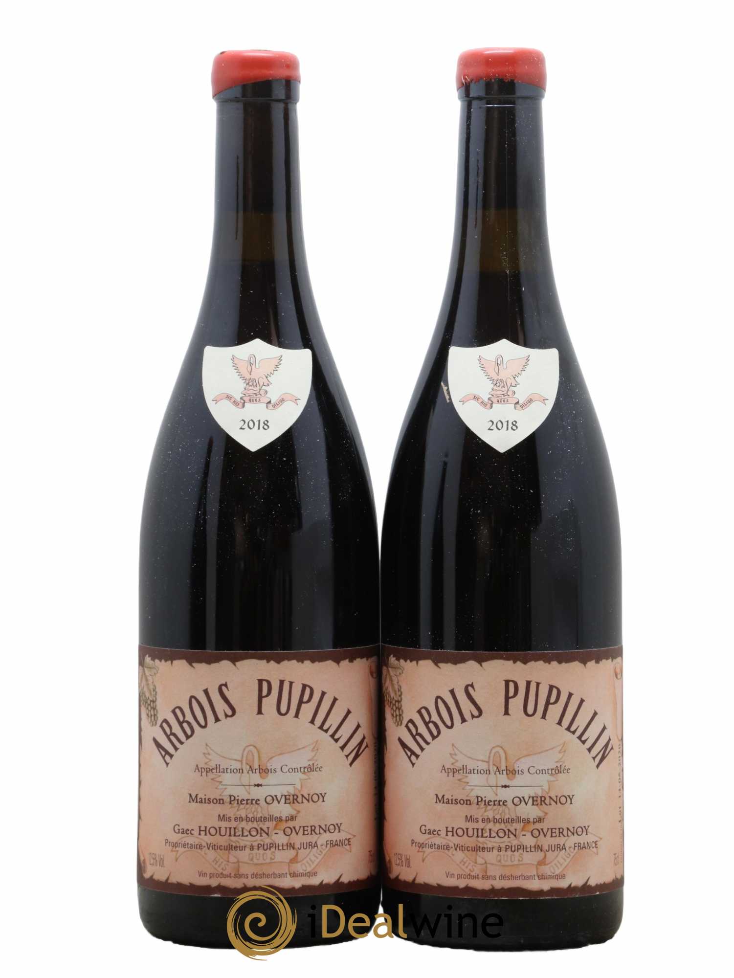 Arbois-Pupillin Poulsard (cire rouge) Overnoy-Houillon (Domaine) 2018 - Lot de 2 bouteilles - 0