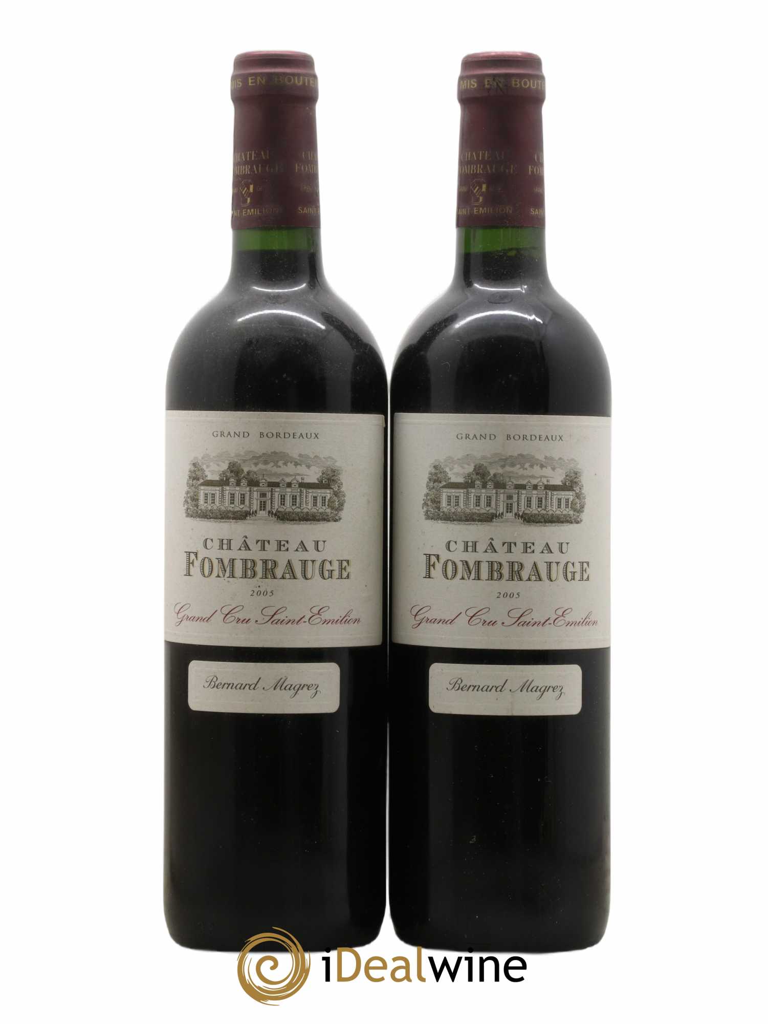 Château Fombrauge Grand Cru Classé 2005 - Lot de 2 bouteilles - 0