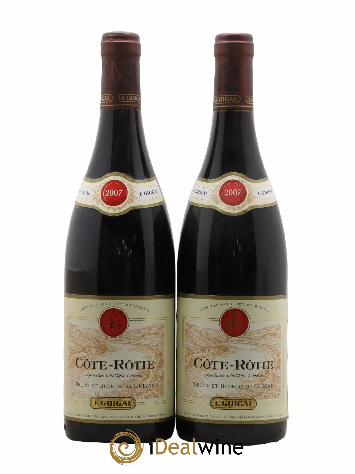 Côte-Rôtie Côtes Brune et Blonde Guigal 2007 - Lot de 2 bouteilles - 0