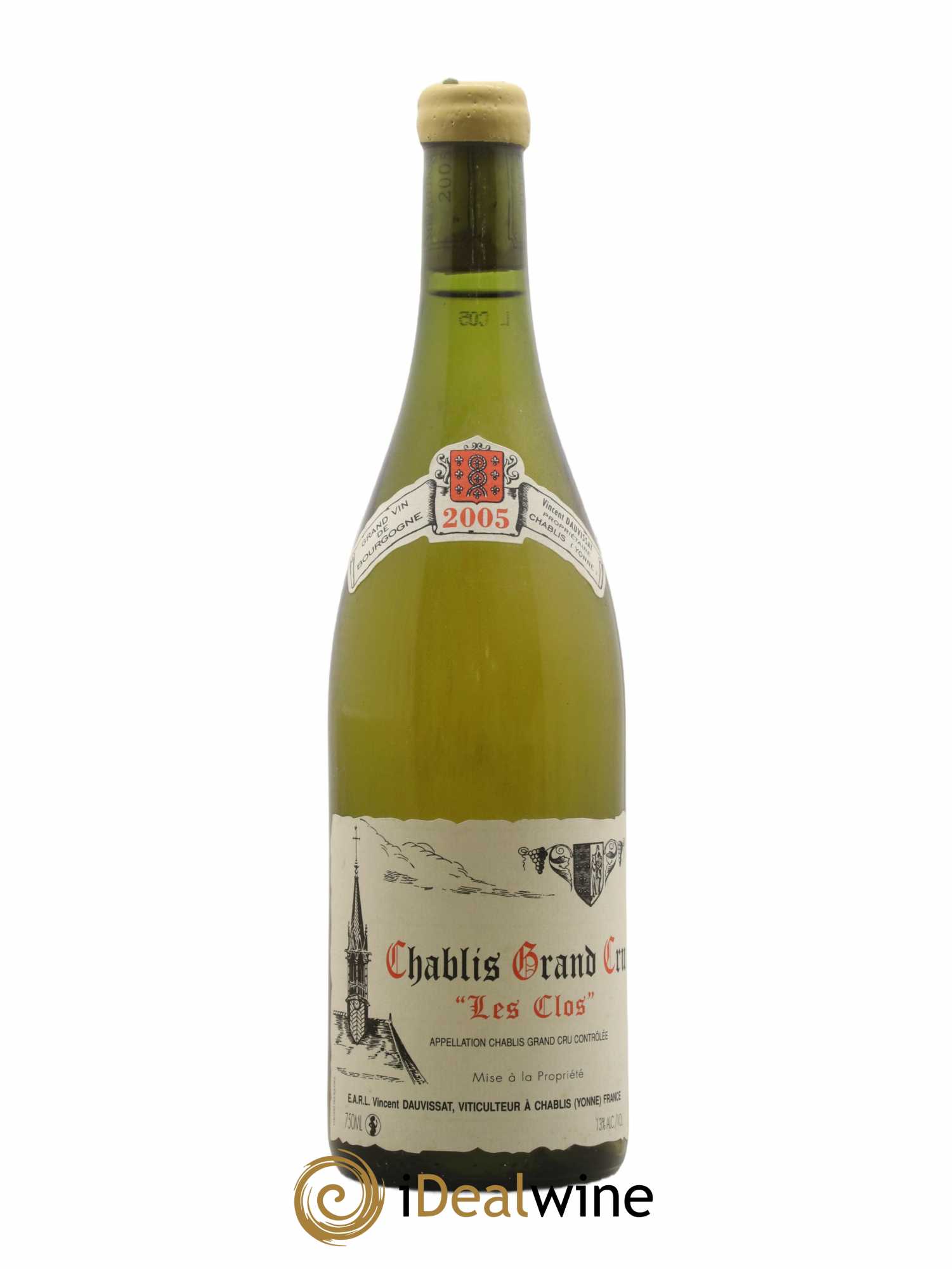 Chablis Grand Cru Les Clos Vincent Dauvissat (Domaine) 2005 - Lot de 1 bouteille - 0