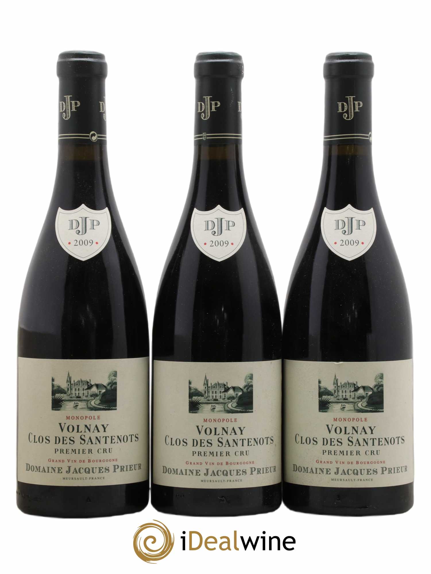 Volnay 1er Cru Clos des Santenots Jacques Prieur (Domaine) 2009 - Lot de 3 bouteilles - 0