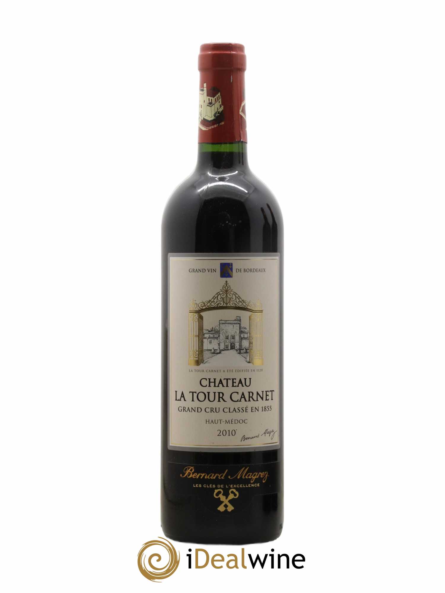 Château la Tour Carnet 4ème Grand Cru Classé 2010 - Lot de 1 bouteille - 0