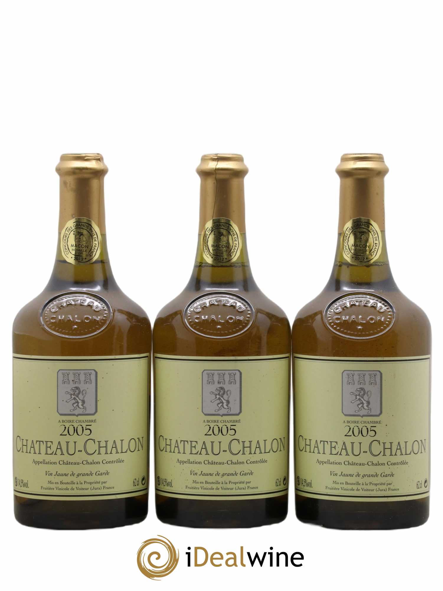 Château-Chalon Fruitiere Vinicole De Voiteur 2005 - Lot de 3 bouteilles - 0