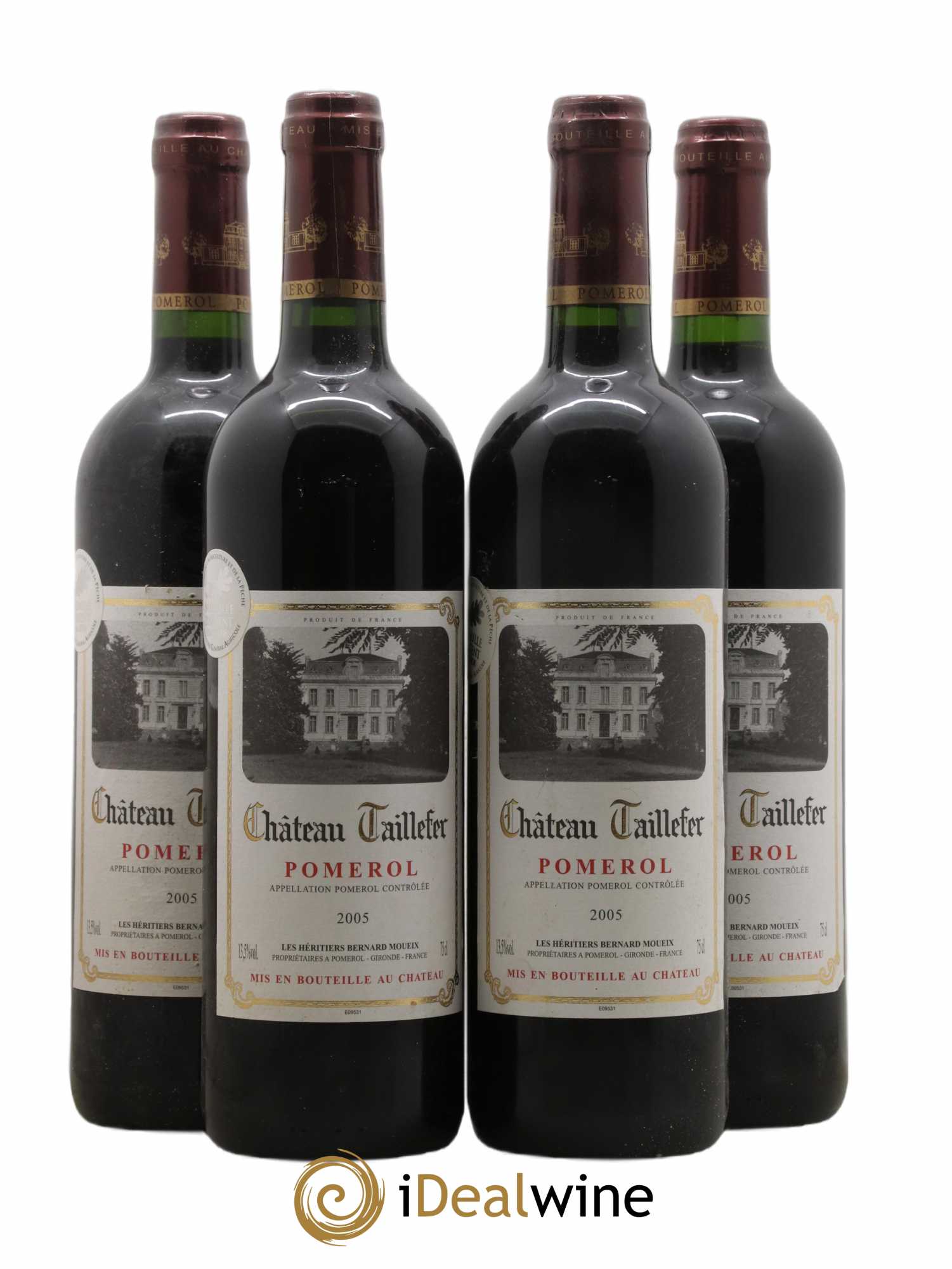 Château Taillefer 2005 - Lot de 4 bouteilles - 0