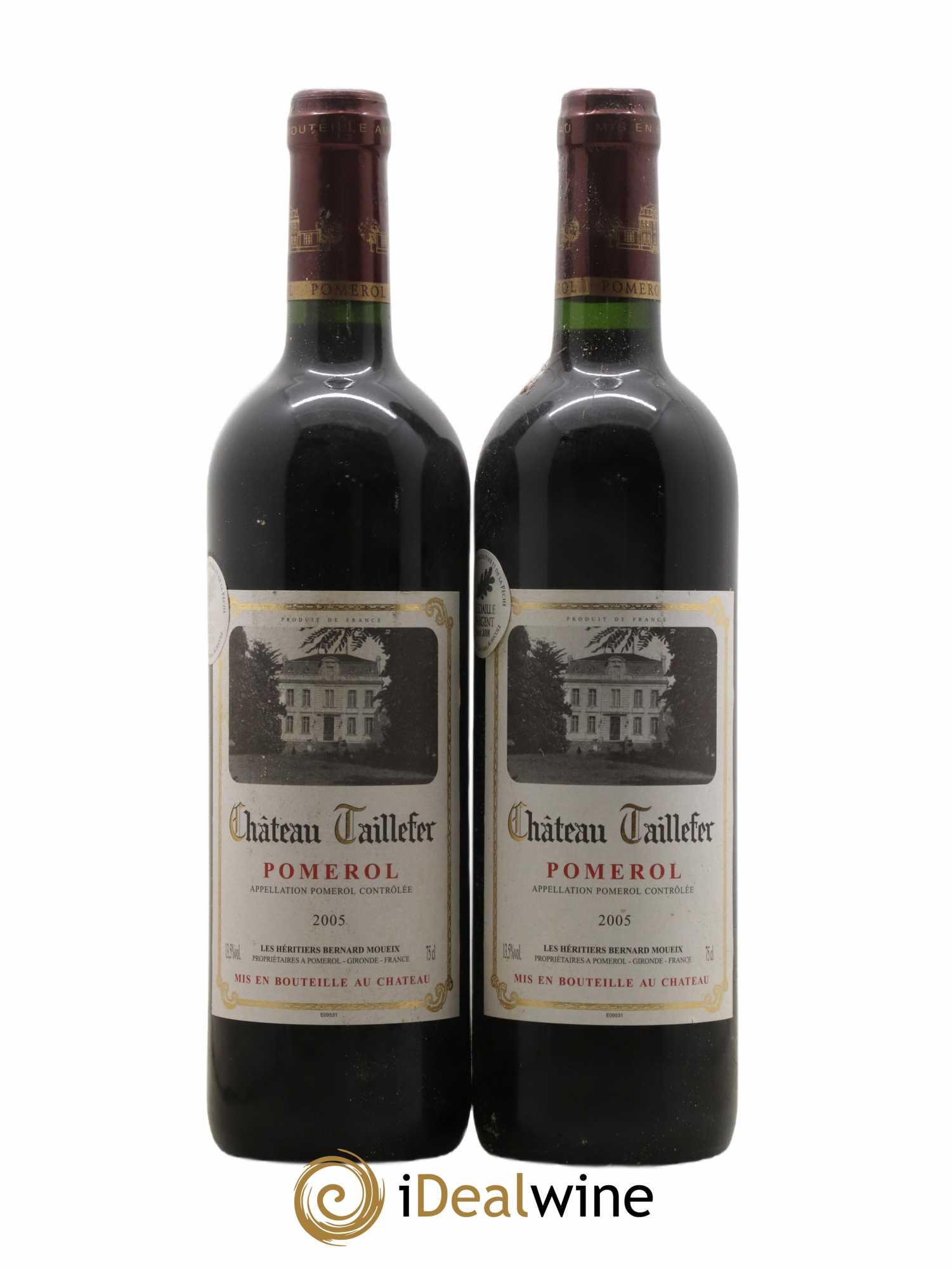 Château Taillefer 2005 - Lot de 2 bouteilles - 0