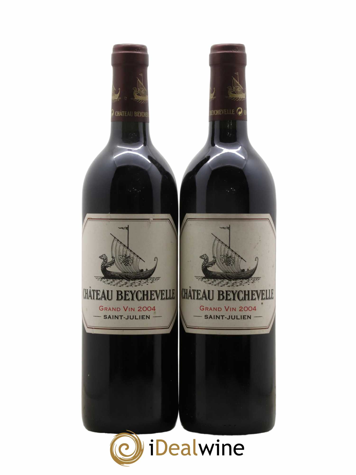 Château Beychevelle 4ème Grand Cru Classé 2004 - Lot de 2 bouteilles - 0