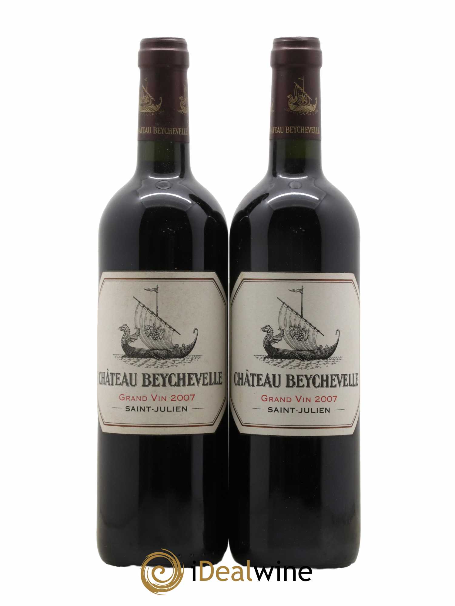 Château Beychevelle 4ème Grand Cru Classé 2007 - Lot de 2 bouteilles - 0